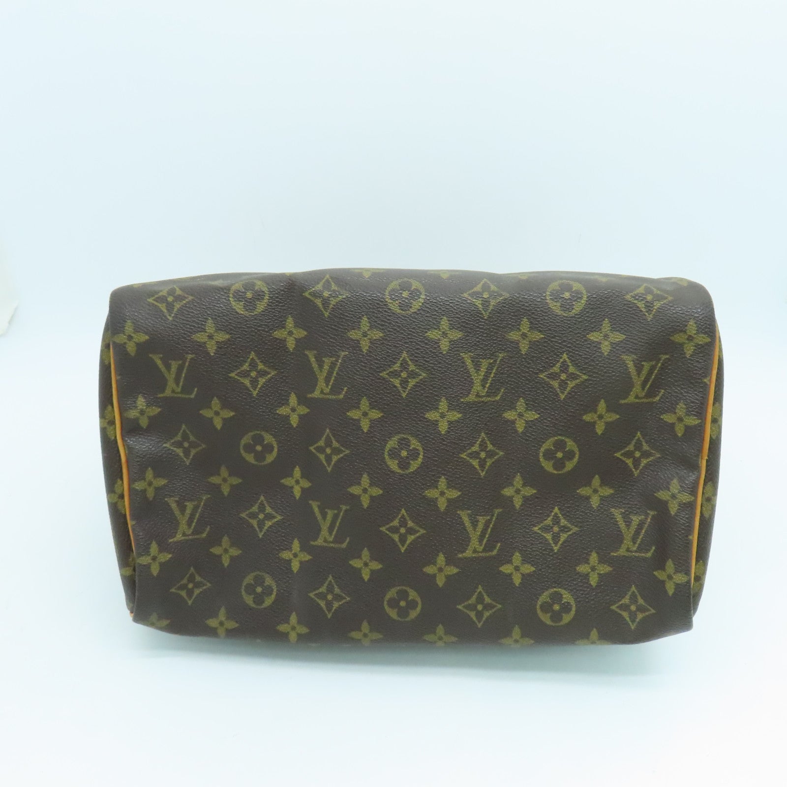 LOUIS VUITTON Monogram Speedy 30 Hand Bag金扣手挽袋啡色