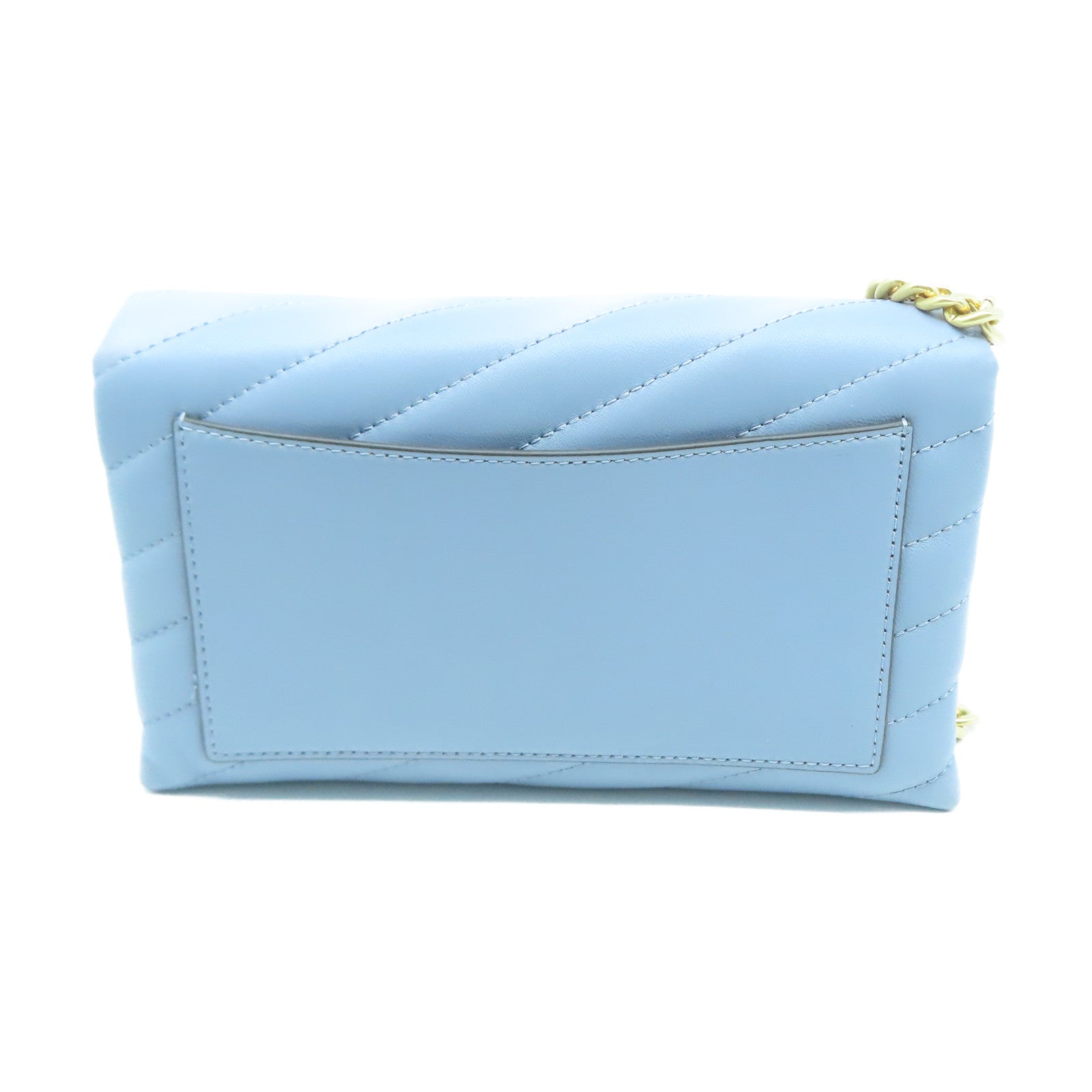 Tory Burch 牛皮皮革Bag金扣鏈帶肩背袋灰色