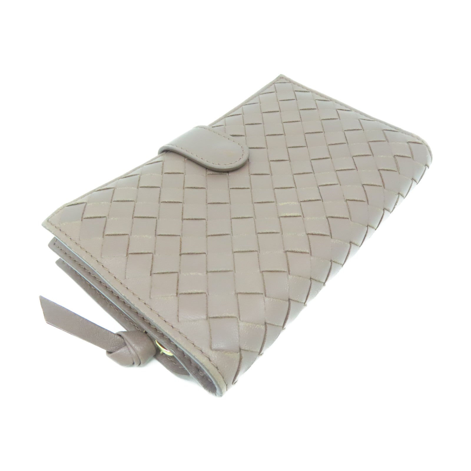 BOTTEGA VENETA 織紋皮革Wallet錢包啡色