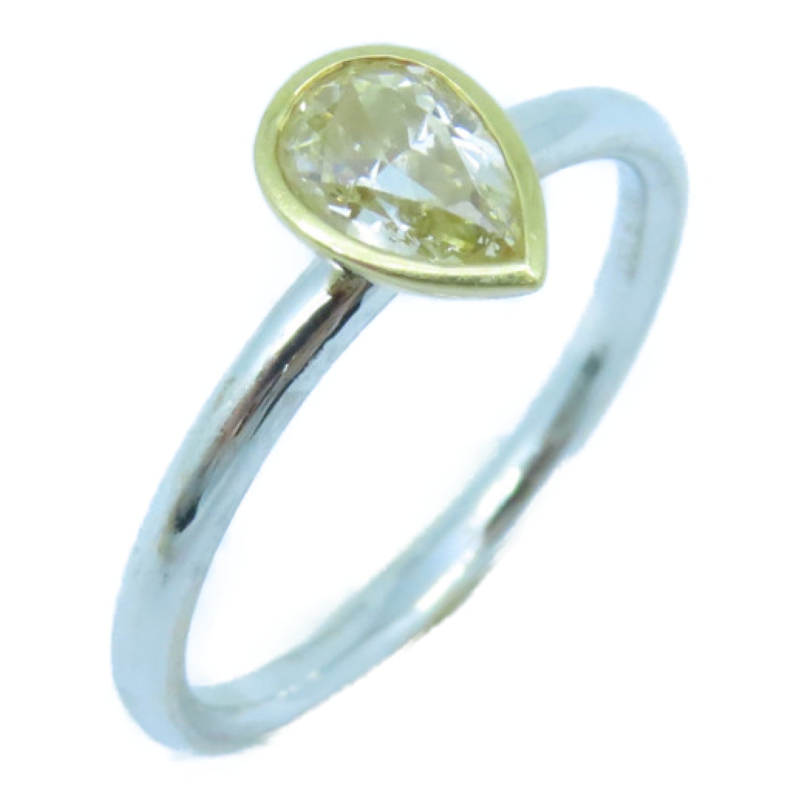 JEWELRY 【激減優惠】18K白金/黃金Diamond Ring 0.61ct鑽石戒指US#6.75