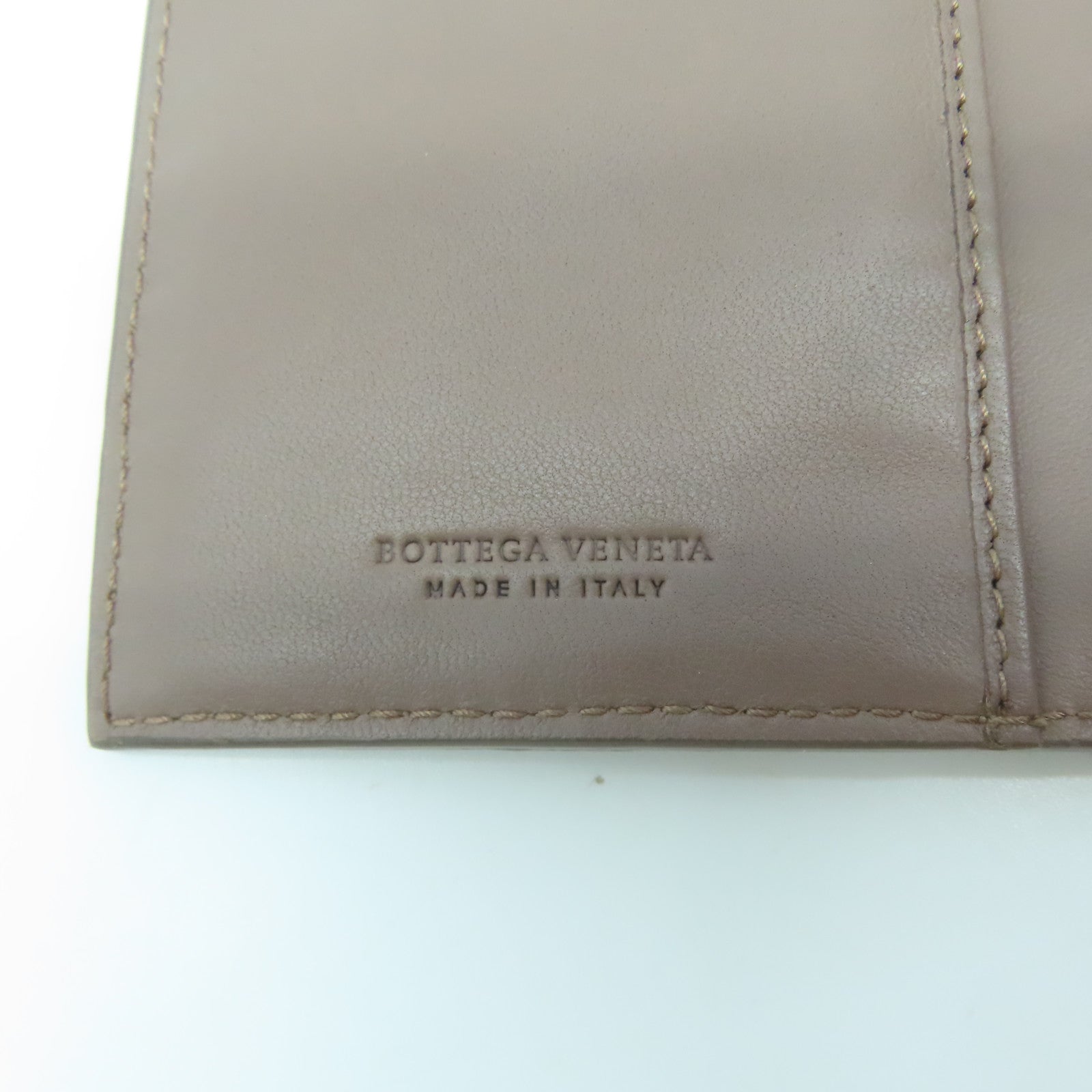 BOTTEGA VENETA 織紋皮革Wallet錢包啡色