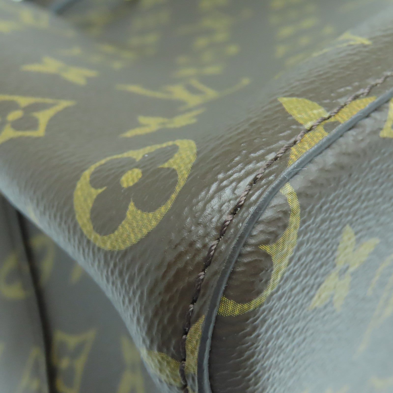LOUIS VUITTON Monogram NeoNoe MM金扣肩背袋棕色