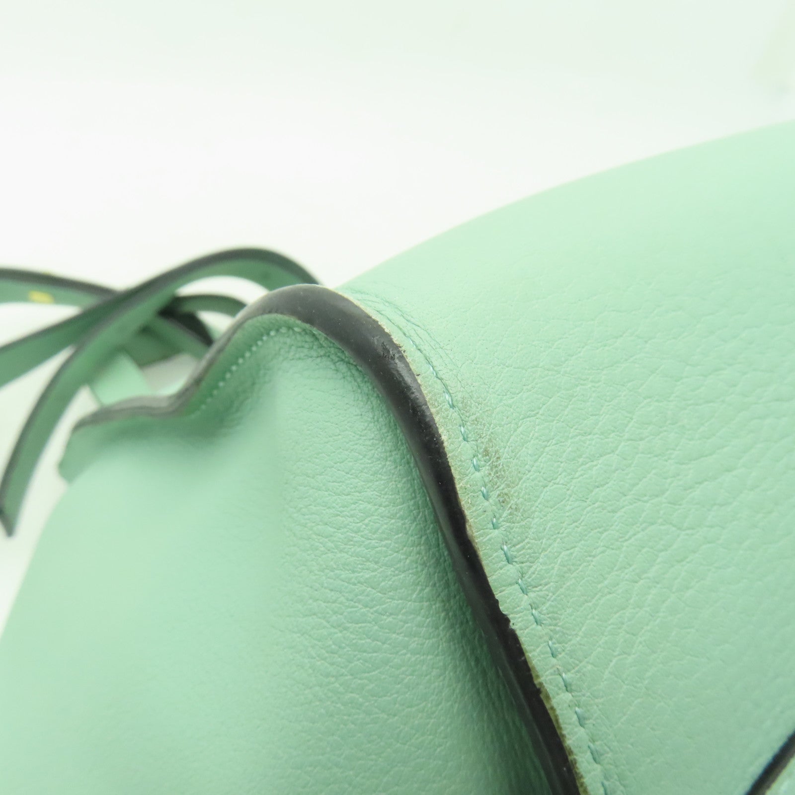 LOEWE 牛皮皮革Hammock Small金扣手挽肩背兩用袋綠色