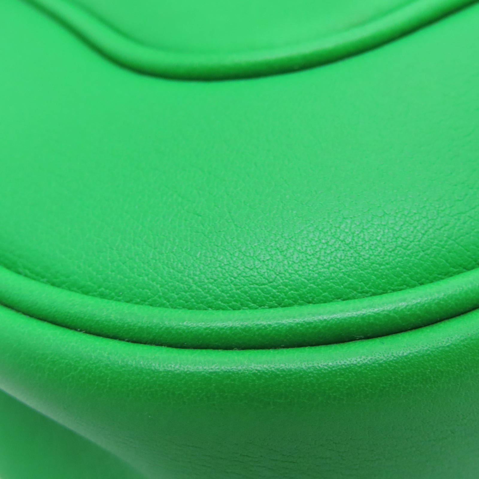 HERMES Veau Swift皮革Mini Berlin銀扣肩背袋竹子綠色