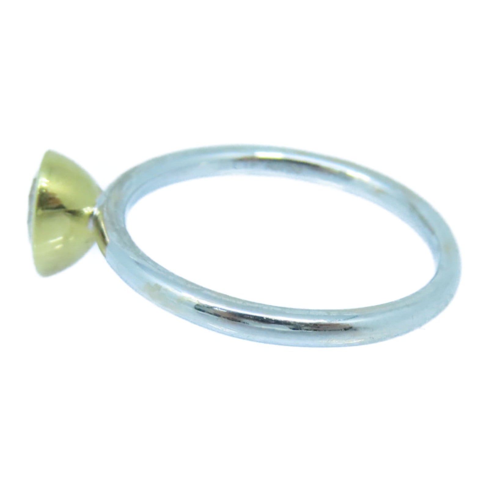 JEWELRY 【激減優惠】18K白金/黃金Diamond Ring 0.61ct鑽石戒指US#6.75