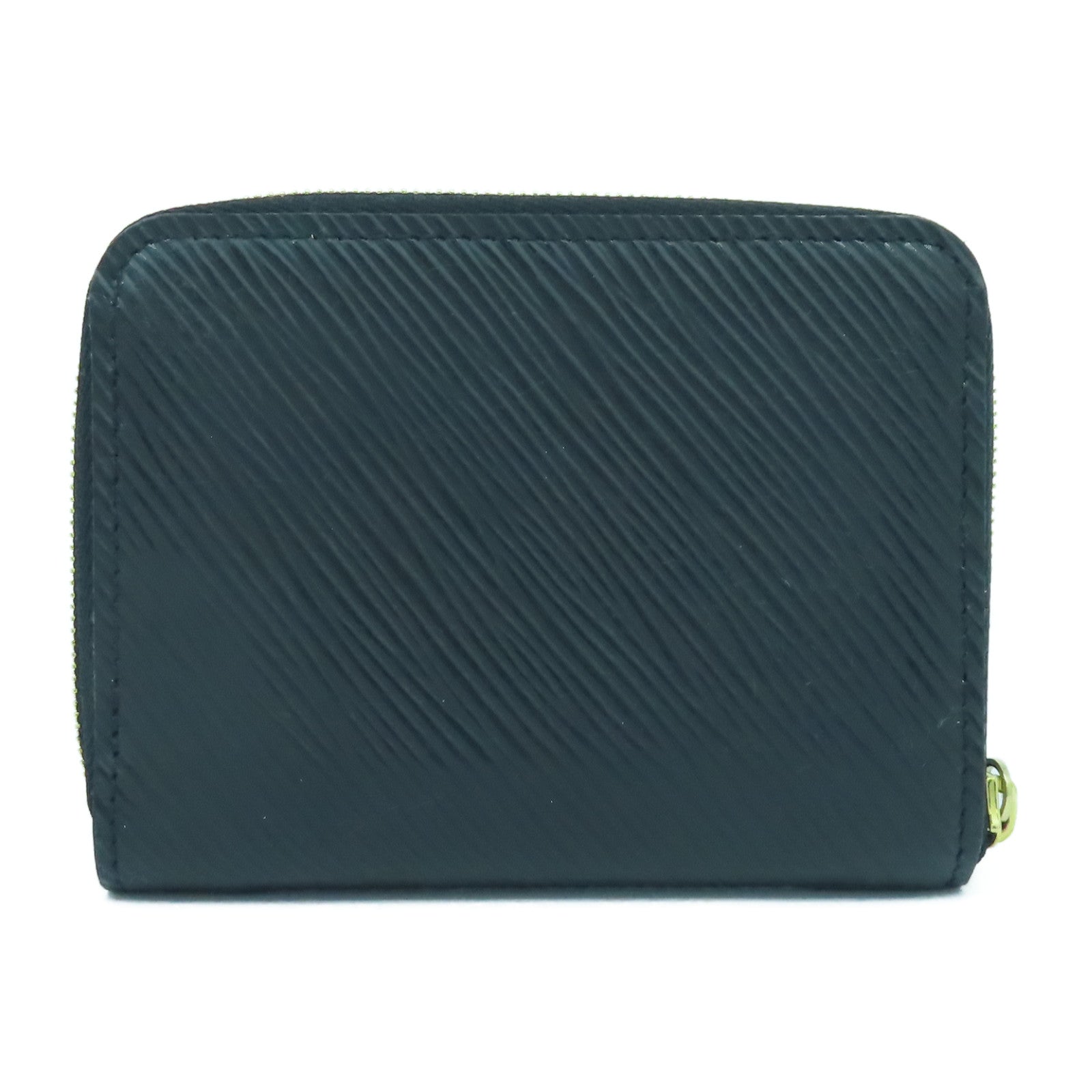 LOUIS VUITTON Epi Zippy Coin Purse金扣零錢包黑色