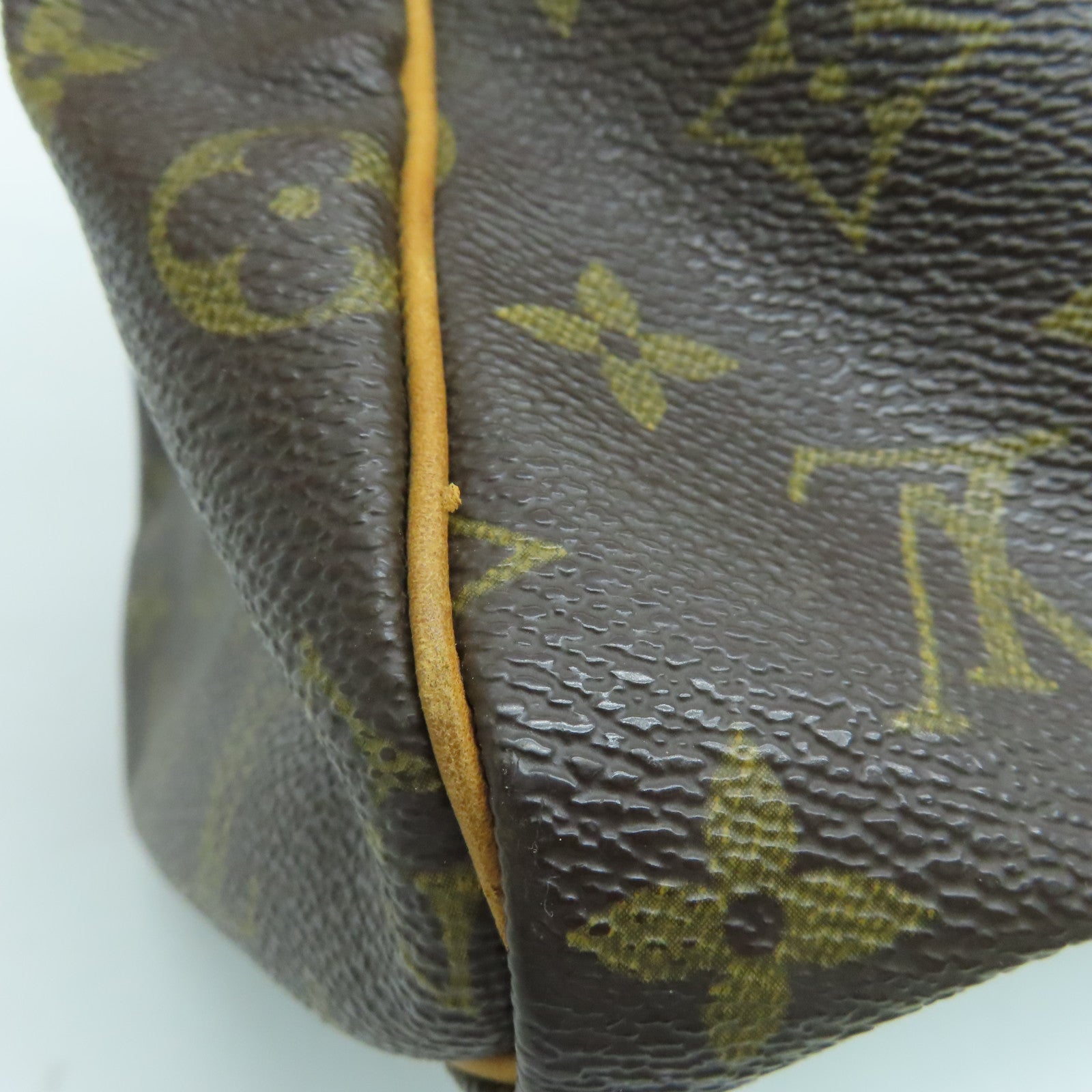 LOUIS VUITTON Monogram Speedy 30 Hand Bag金扣手挽袋啡色