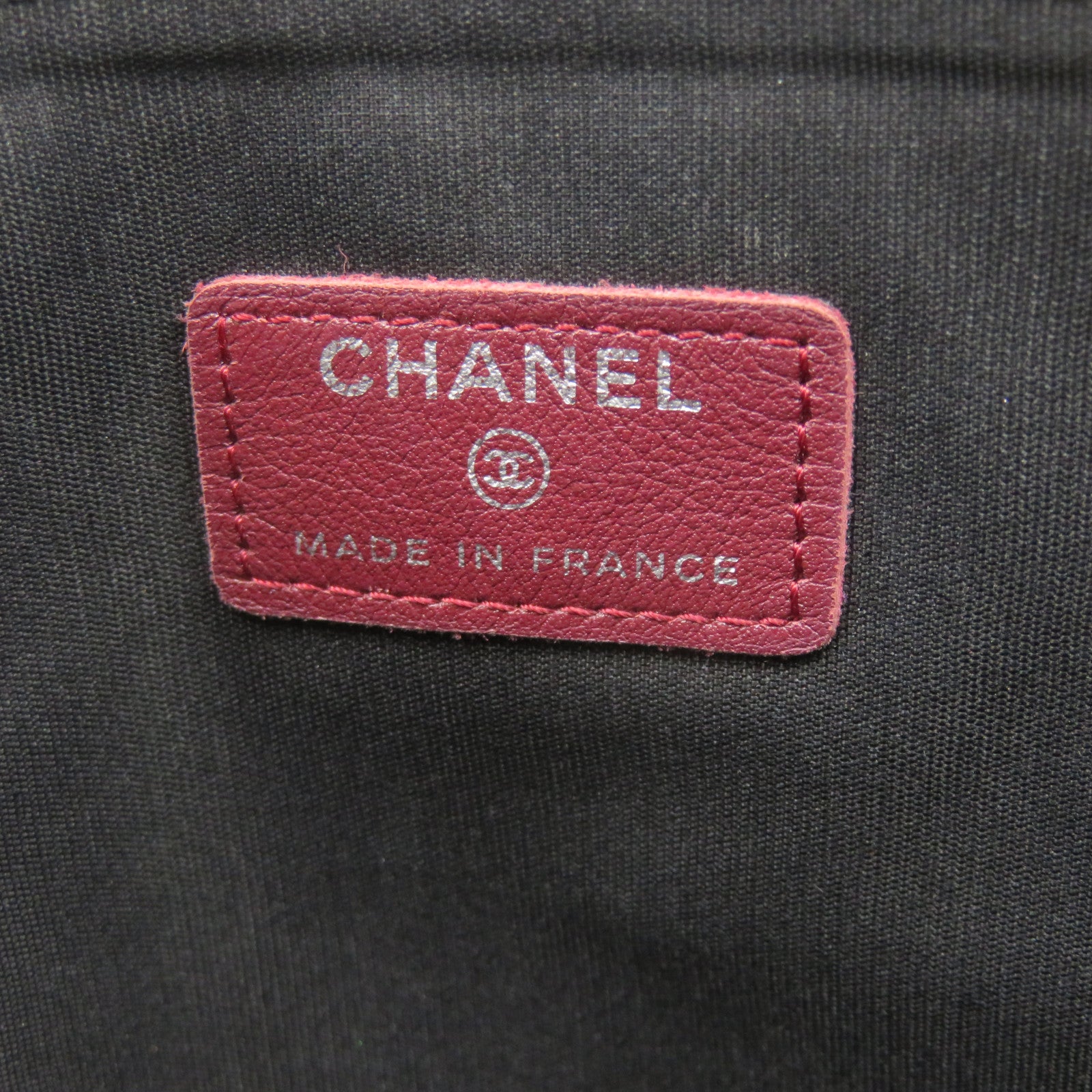 CHANEL 【激減優惠】牛皮皮革Clutch手拿包深紅色