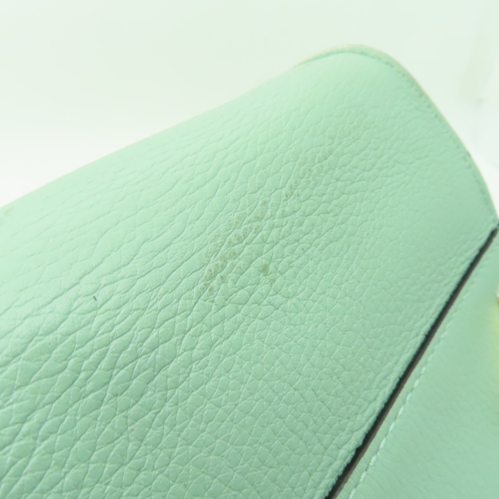 LOEWE 牛皮皮革Hammock Small金扣手挽肩背兩用袋綠色