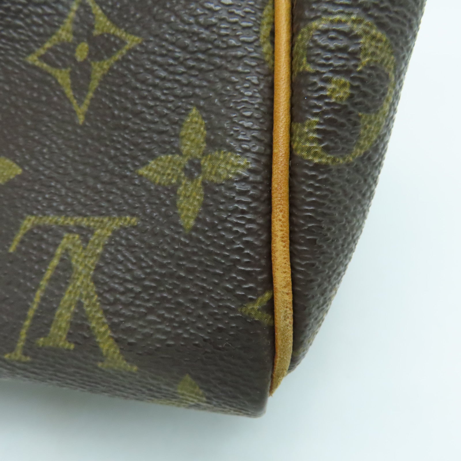 LOUIS VUITTON Monogram Speedy 30 Hand Bag金扣手挽袋啡色