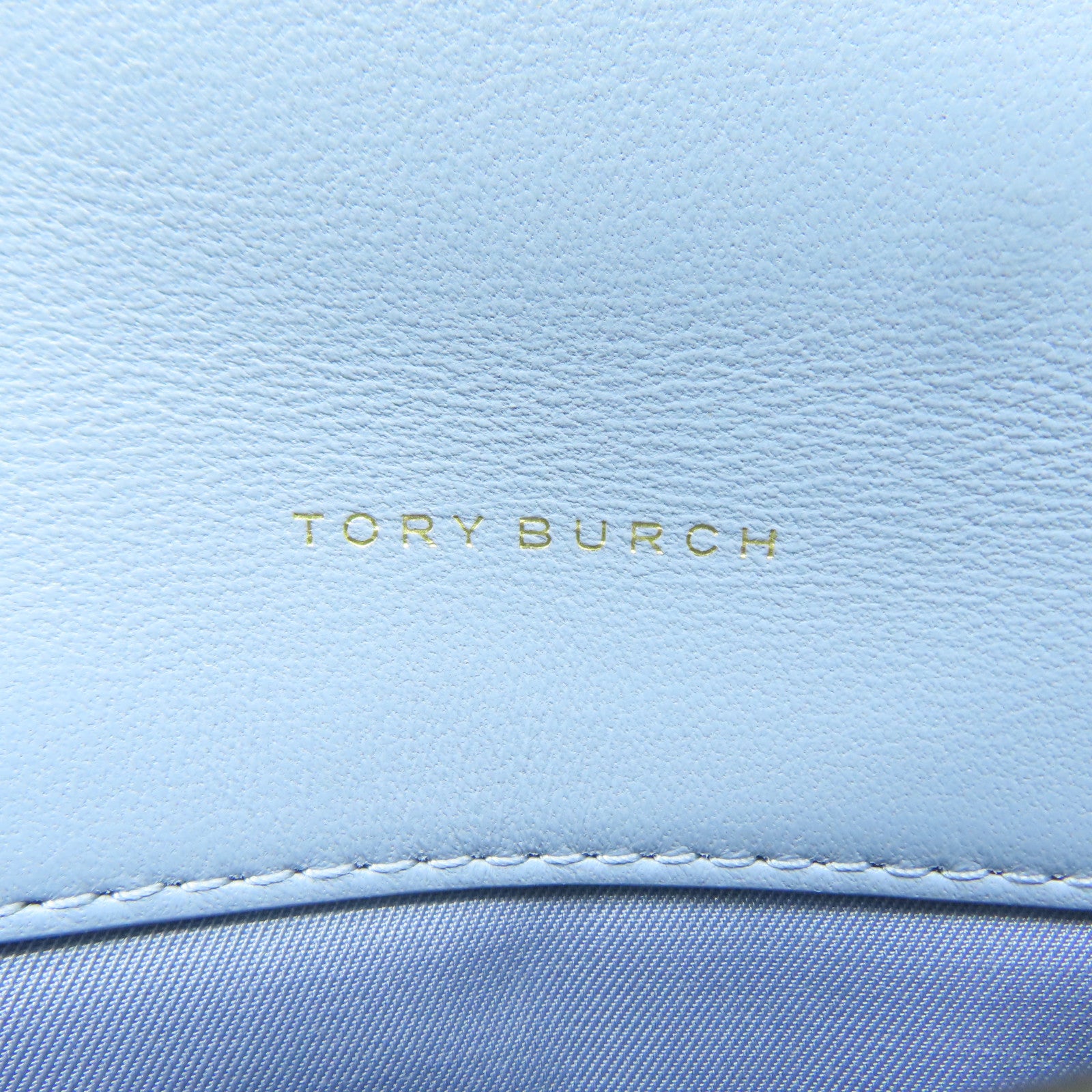 Tory Burch 牛皮皮革Bag金扣鏈帶肩背袋灰色
