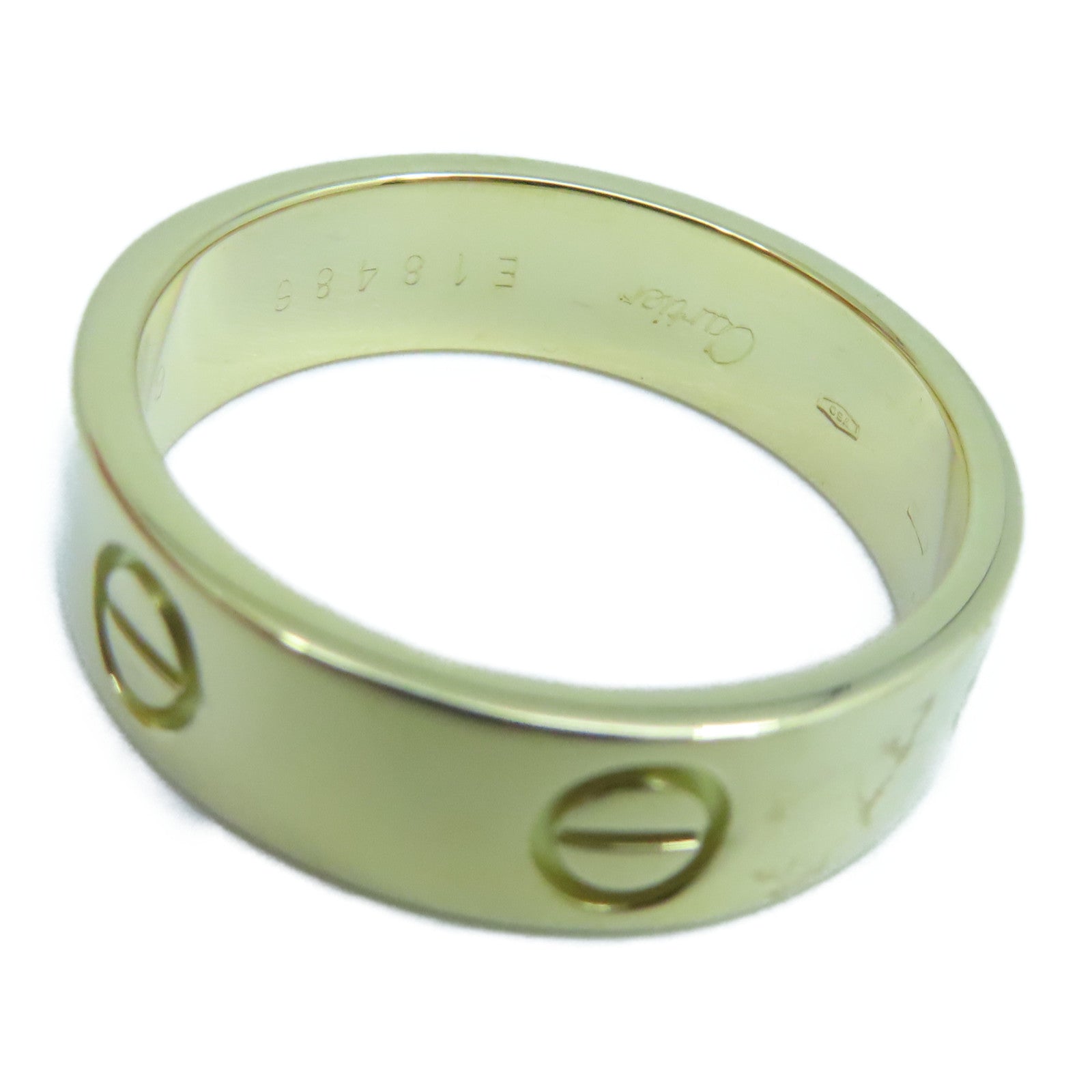CARTIER 18K黃金Love Ring戒指Cartier#61/US#9.5