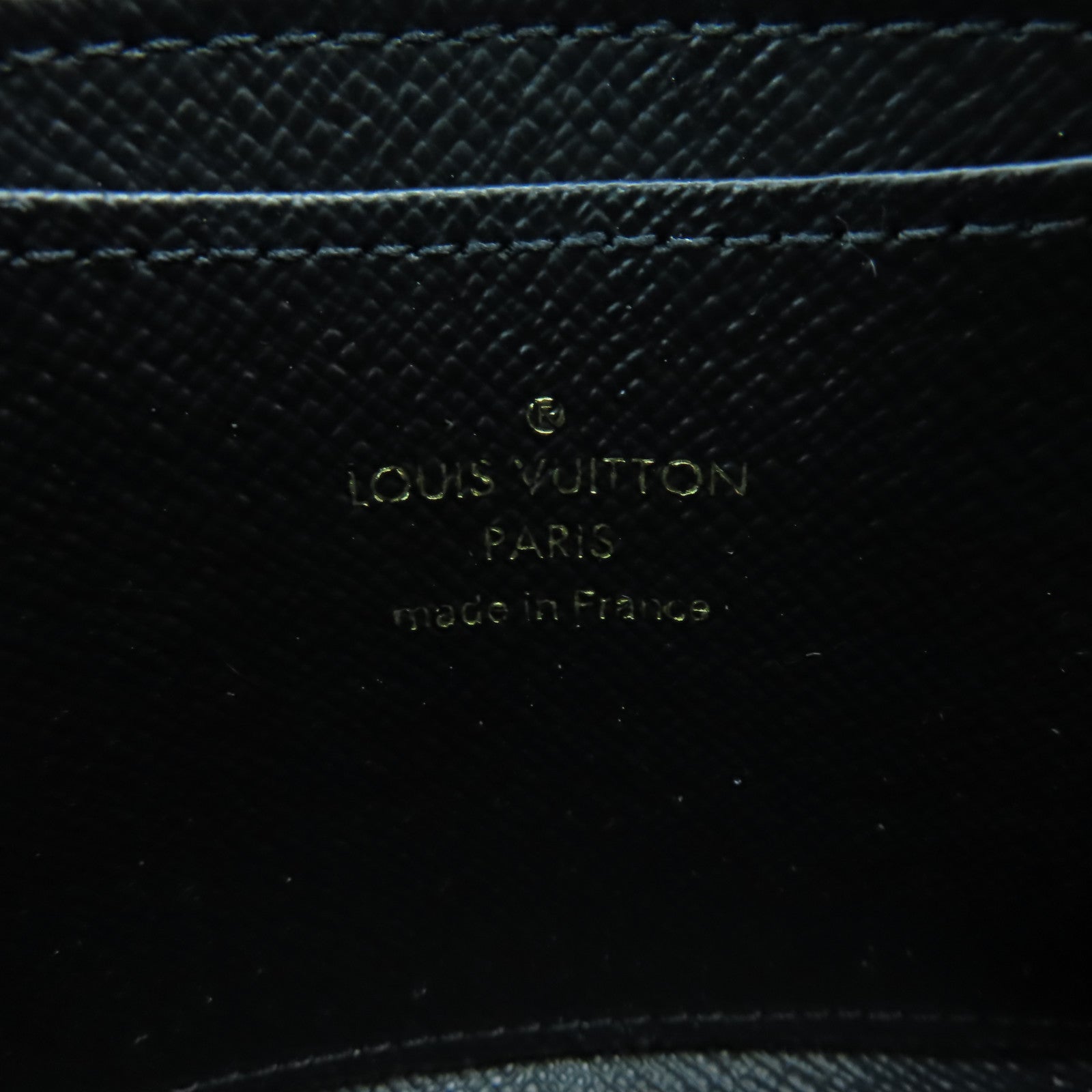 LOUIS VUITTON Epi Zippy Coin Purse金扣零錢包黑色