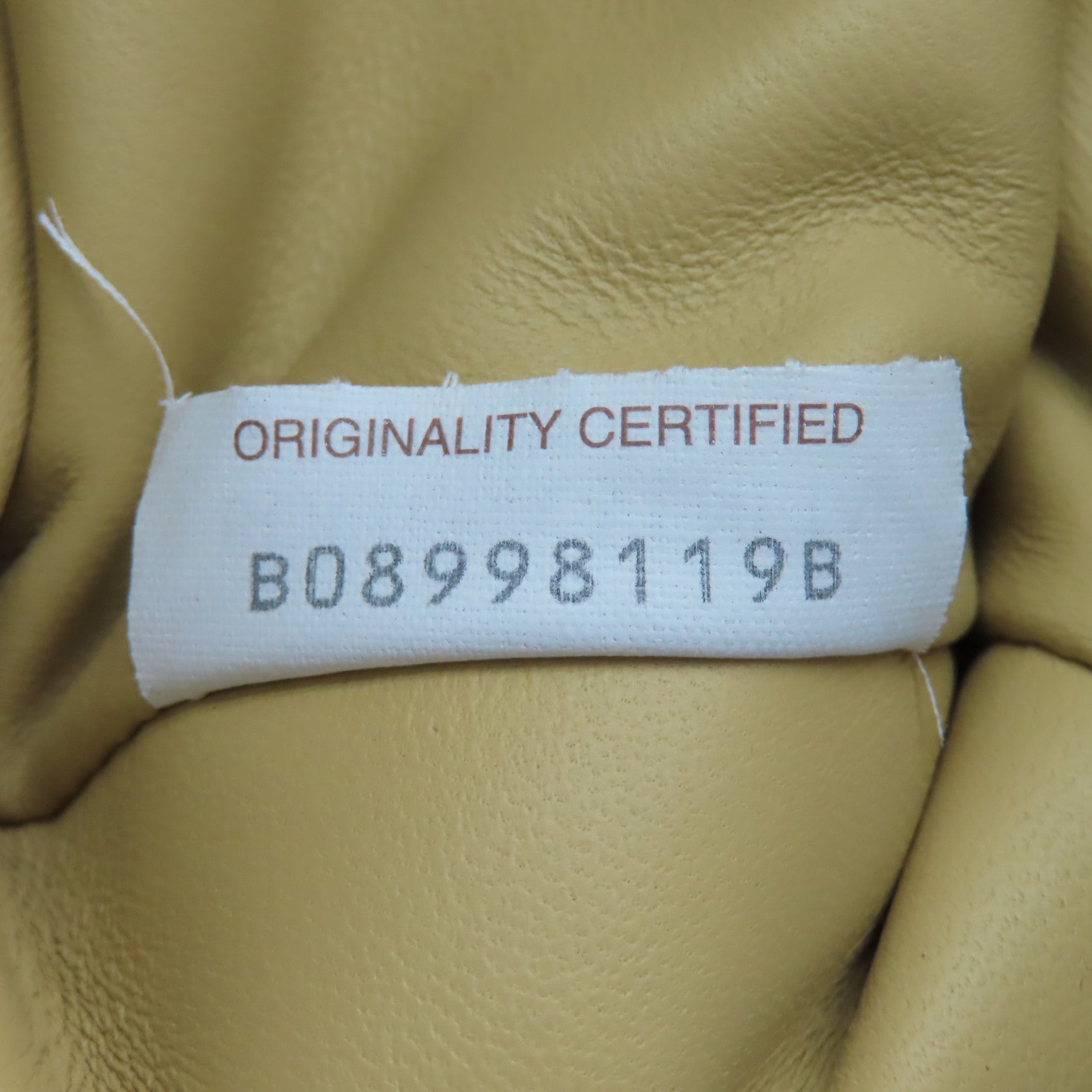 BOTTEGA VENETA 織紋皮革Shoulder Bag肩背袋黃色