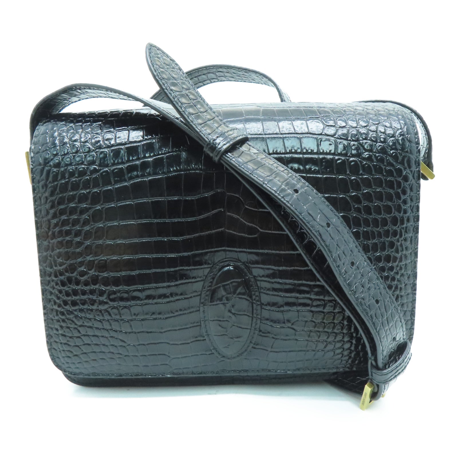 SAINT LAURENT 【激減優惠】牛皮皮革Shoulder Bag肩背袋黑色