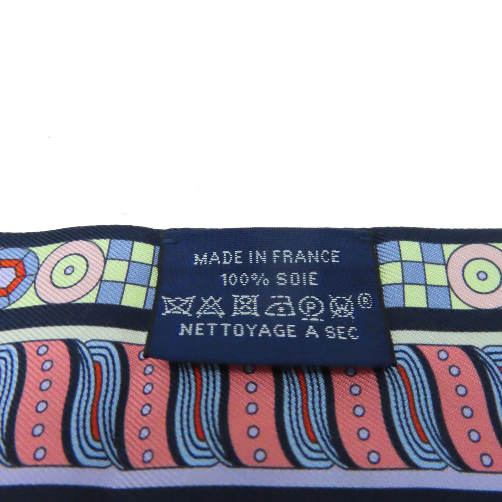 HERMES 絲質Twilly Scarf絲巾深藍色/紫色/彩色