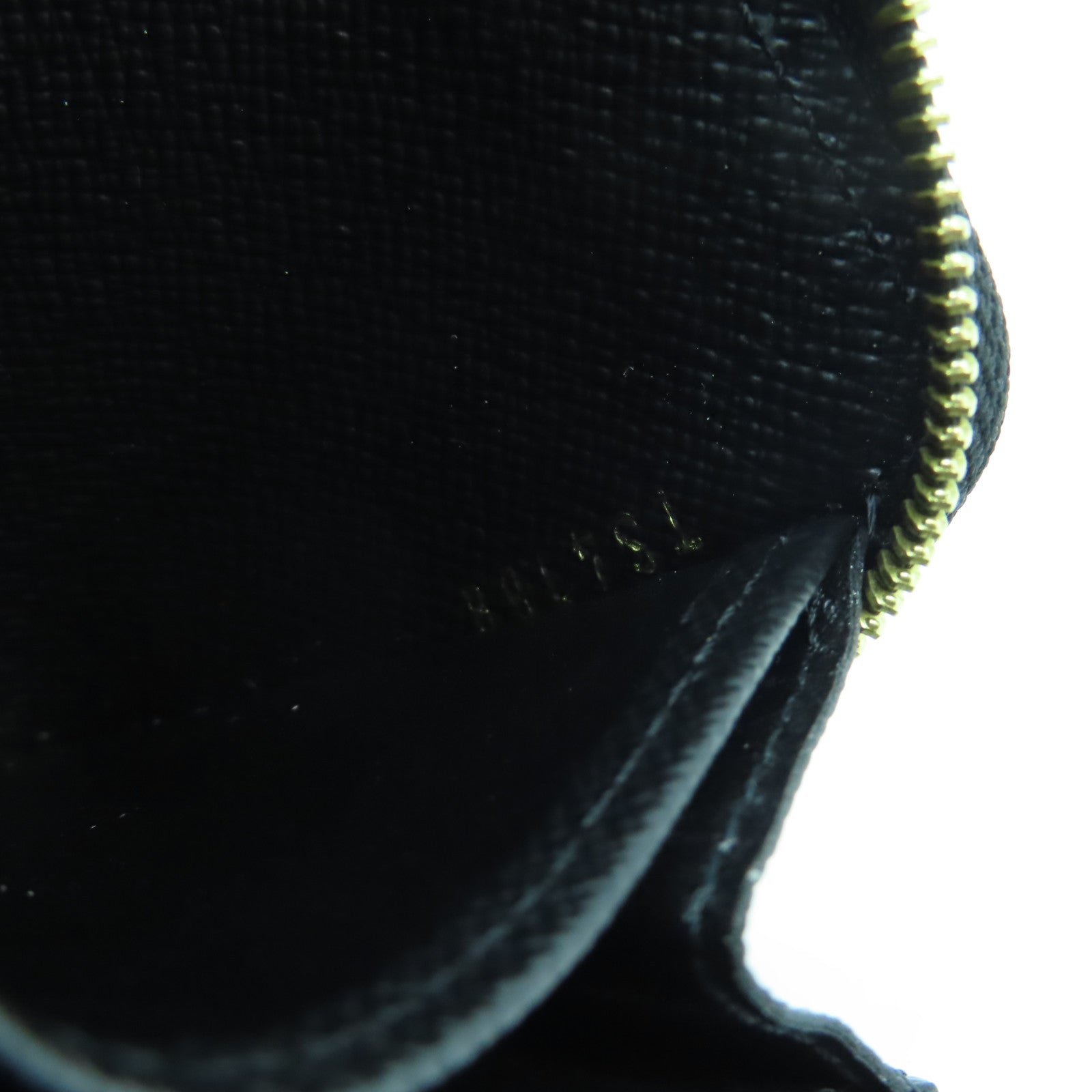 LOUIS VUITTON Epi Zippy Coin Purse金扣零錢包黑色