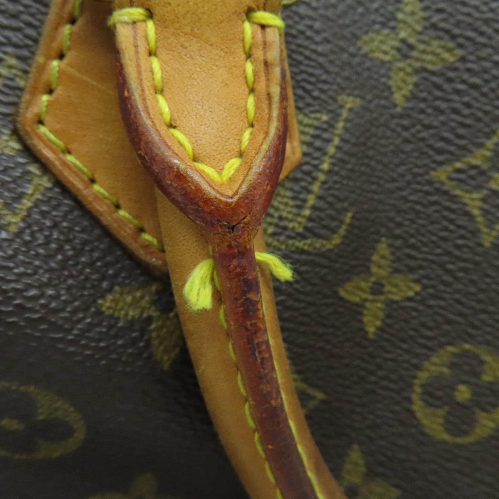 LOUIS VUITTON Monogram Speedy 30 Hand Bag金扣手挽袋啡色