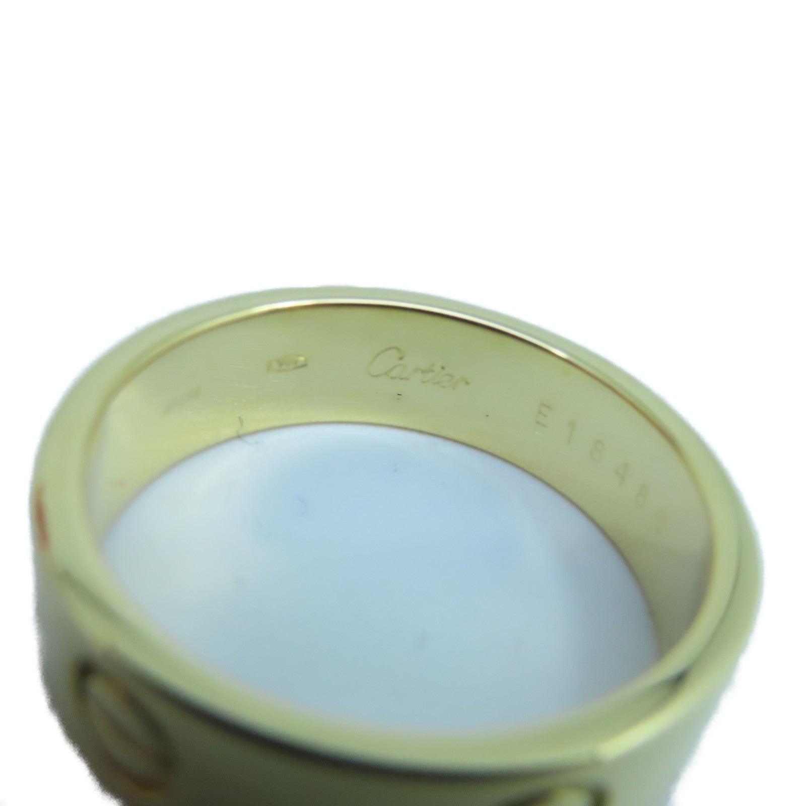 CARTIER 18K黃金Love Ring戒指Cartier#61/US#9.5