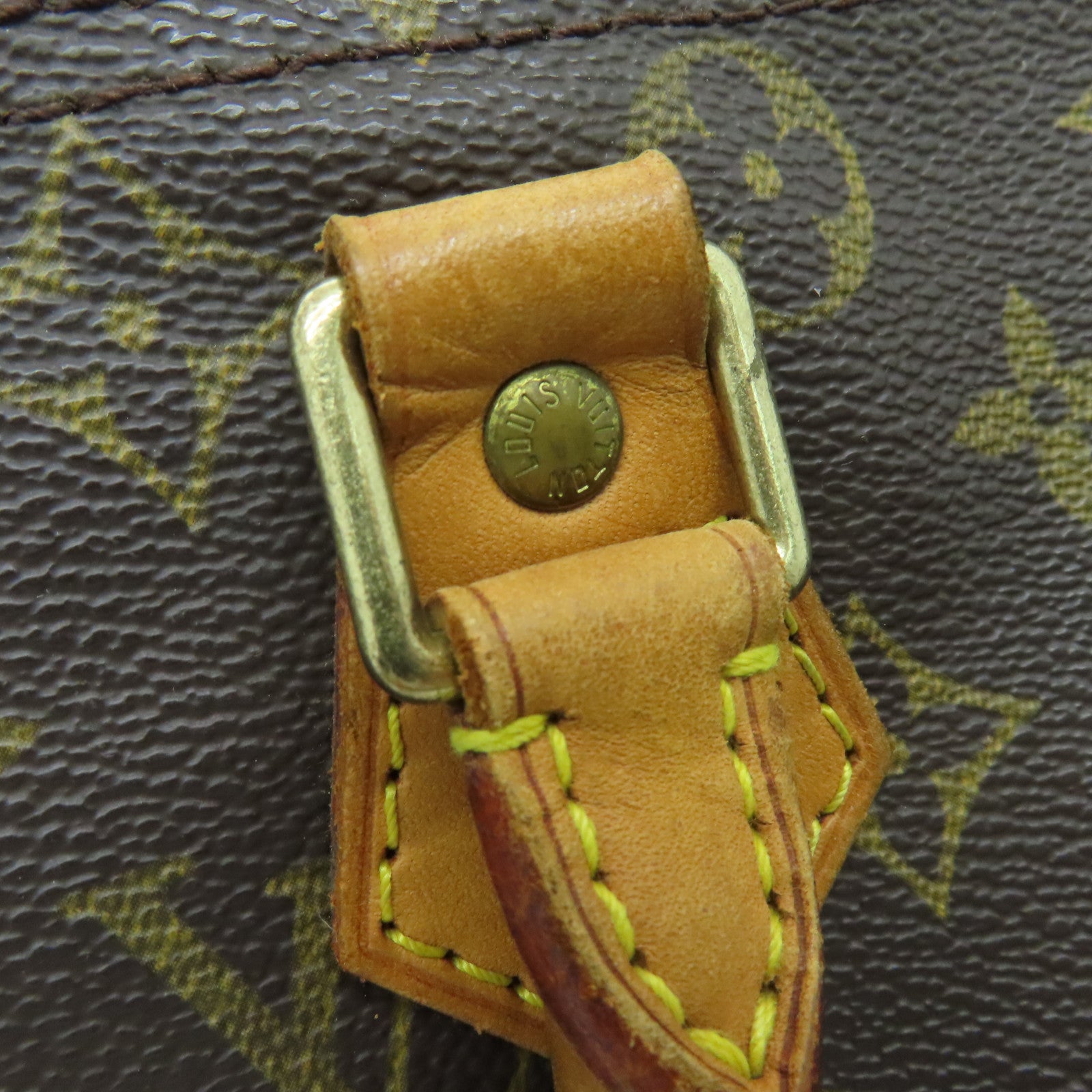 LOUIS VUITTON Monogram Speedy 30 Hand Bag金扣手挽袋啡色