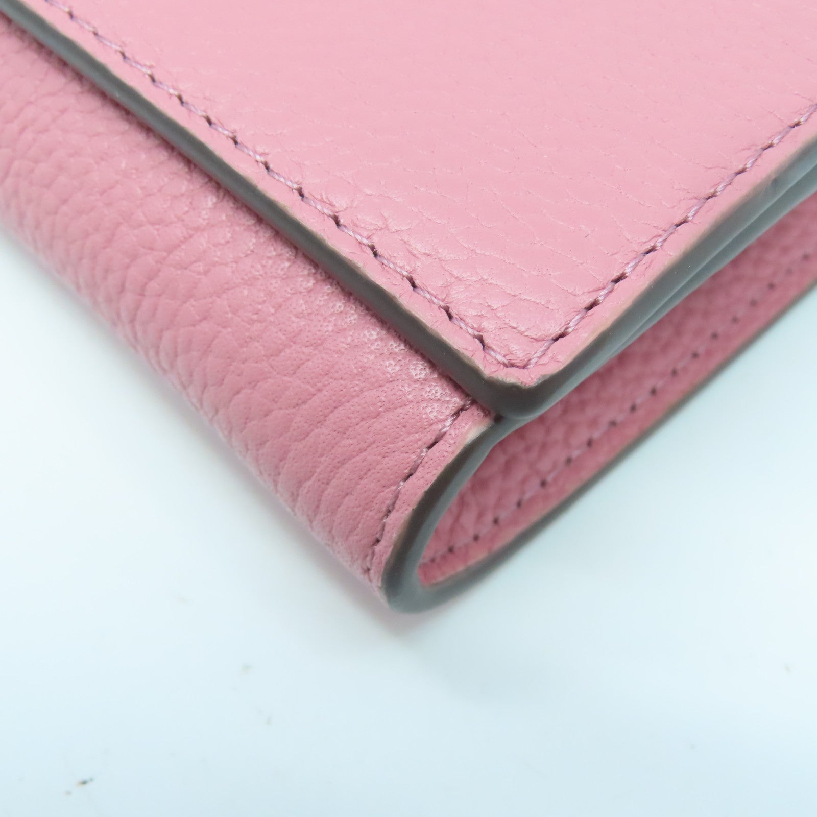 Tory Burch 【激減優惠】牛皮皮革Shoulder Bag金扣肩背袋粉紅色