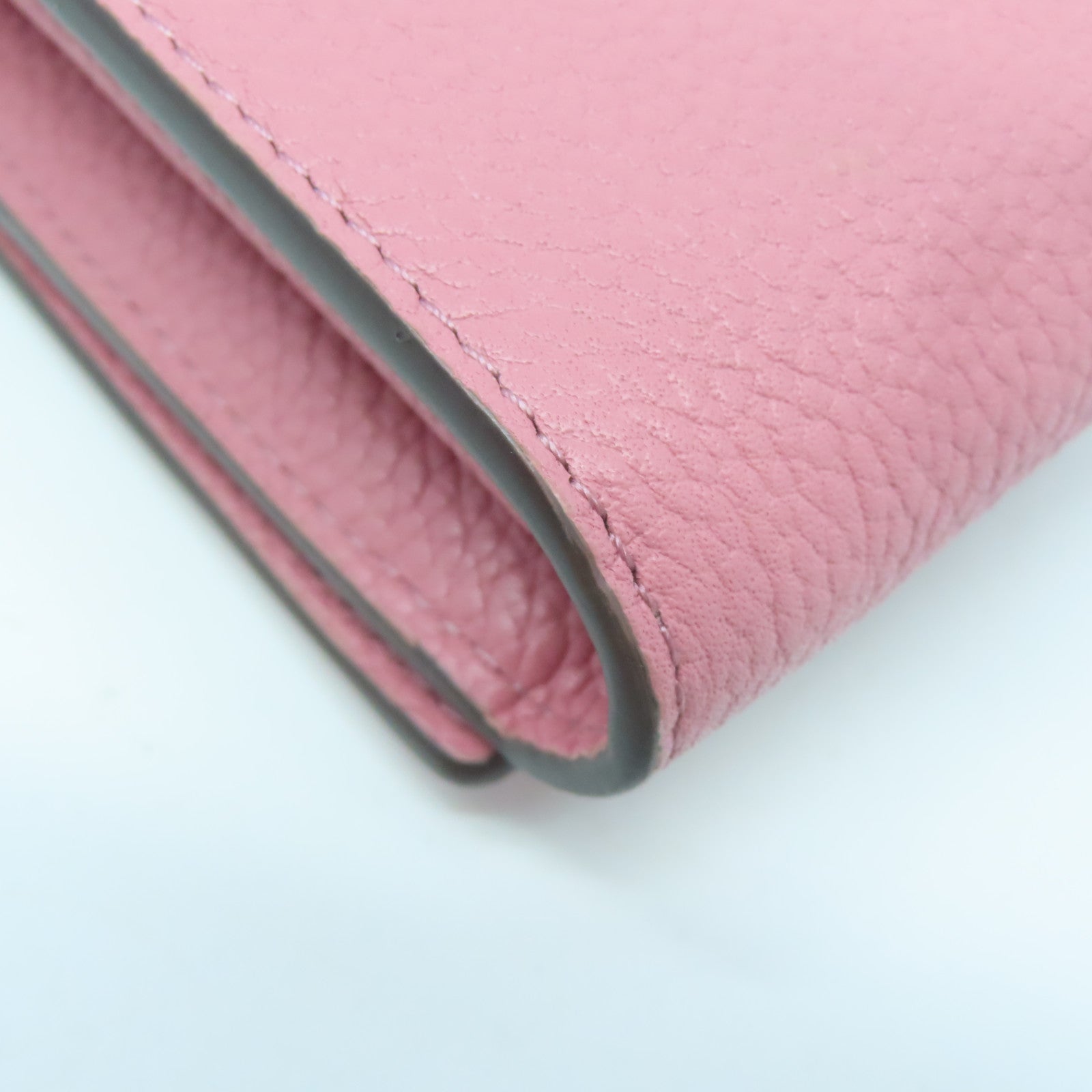 Tory Burch 【激減優惠】牛皮皮革Shoulder Bag金扣肩背袋粉紅色