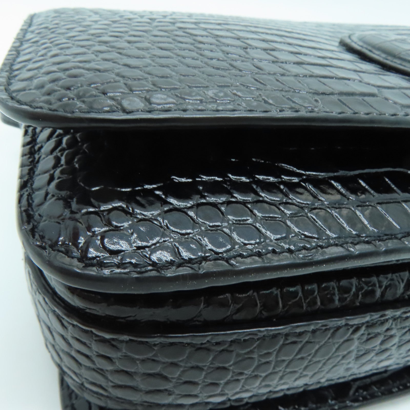 SAINT LAURENT 【激減優惠】牛皮皮革Shoulder Bag肩背袋黑色