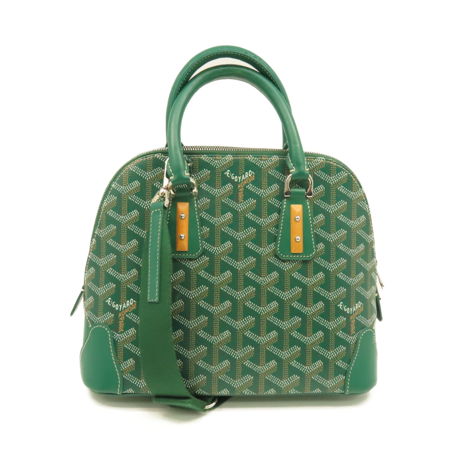 GOYARD 塗層帆布2Way Shoulder Bag手挽肩背兩用袋綠色