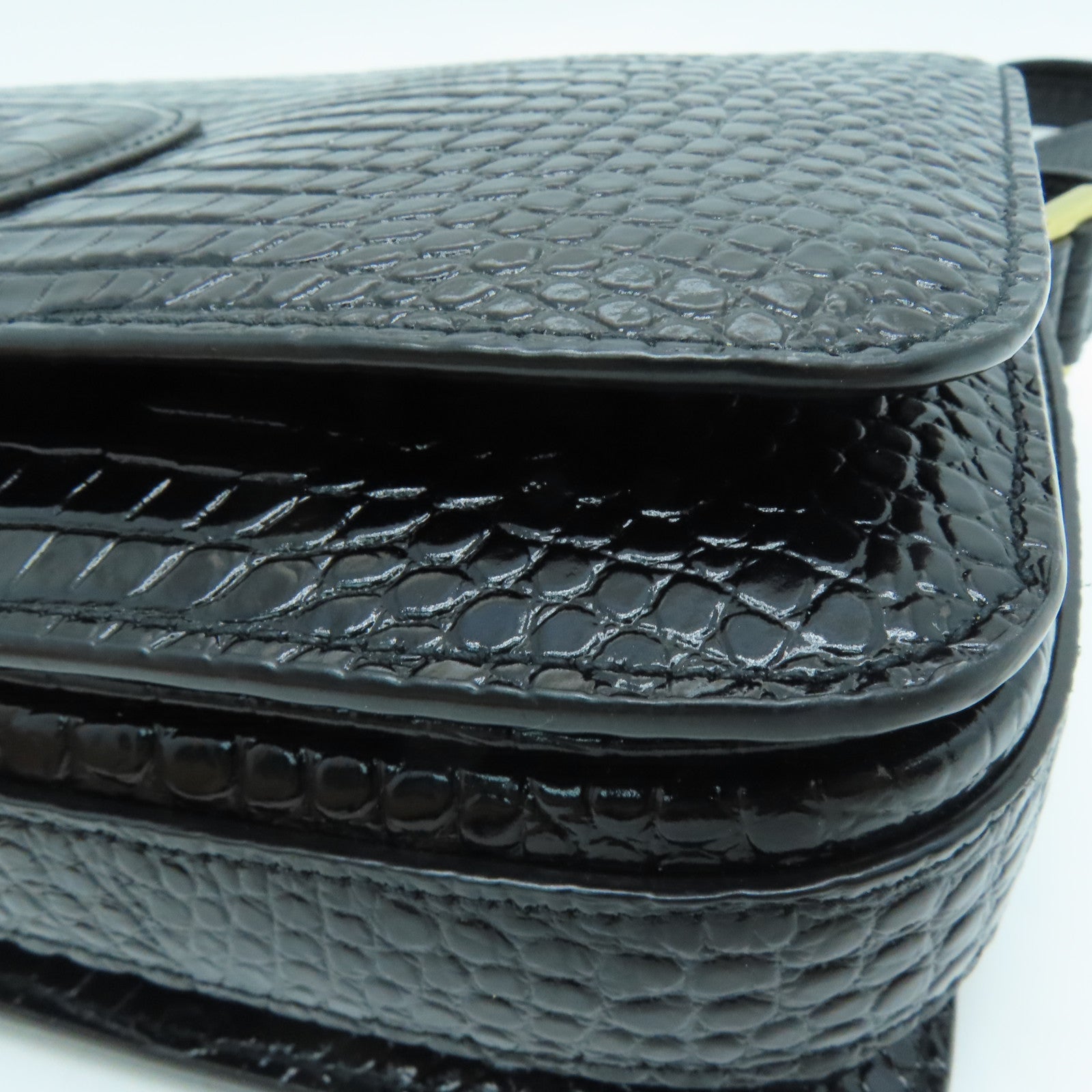 SAINT LAURENT 【激減優惠】牛皮皮革Shoulder Bag肩背袋黑色