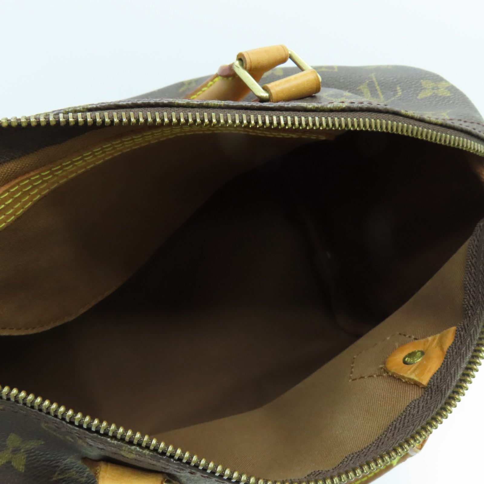 LOUIS VUITTON Monogram Speedy 30 Hand Bag金扣手挽袋啡色