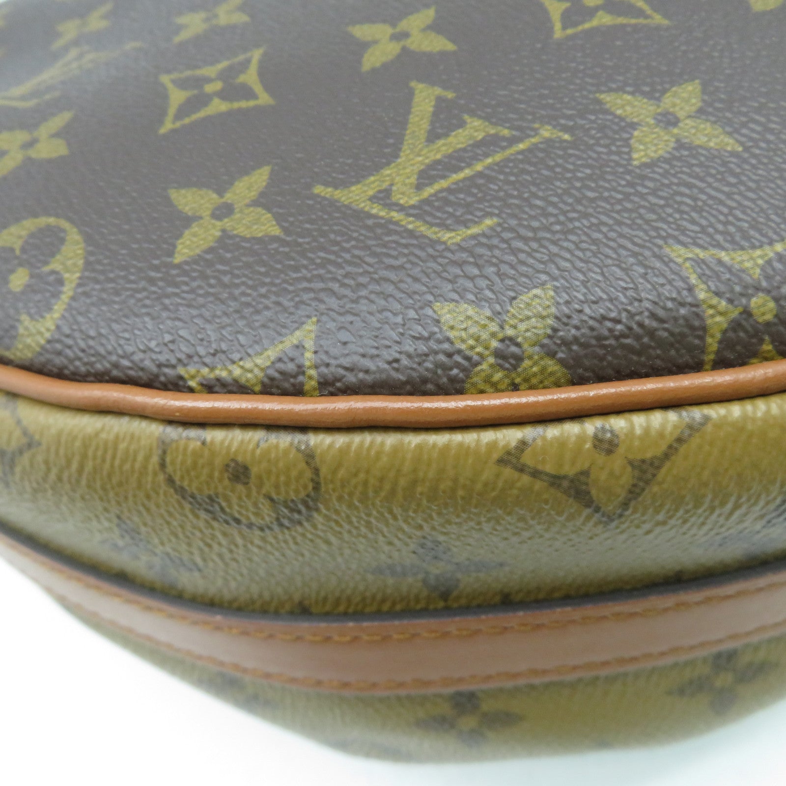 LOUIS VUITTON Monogram Reverse Loop Hobo金扣手挽肩背兩用袋啡色