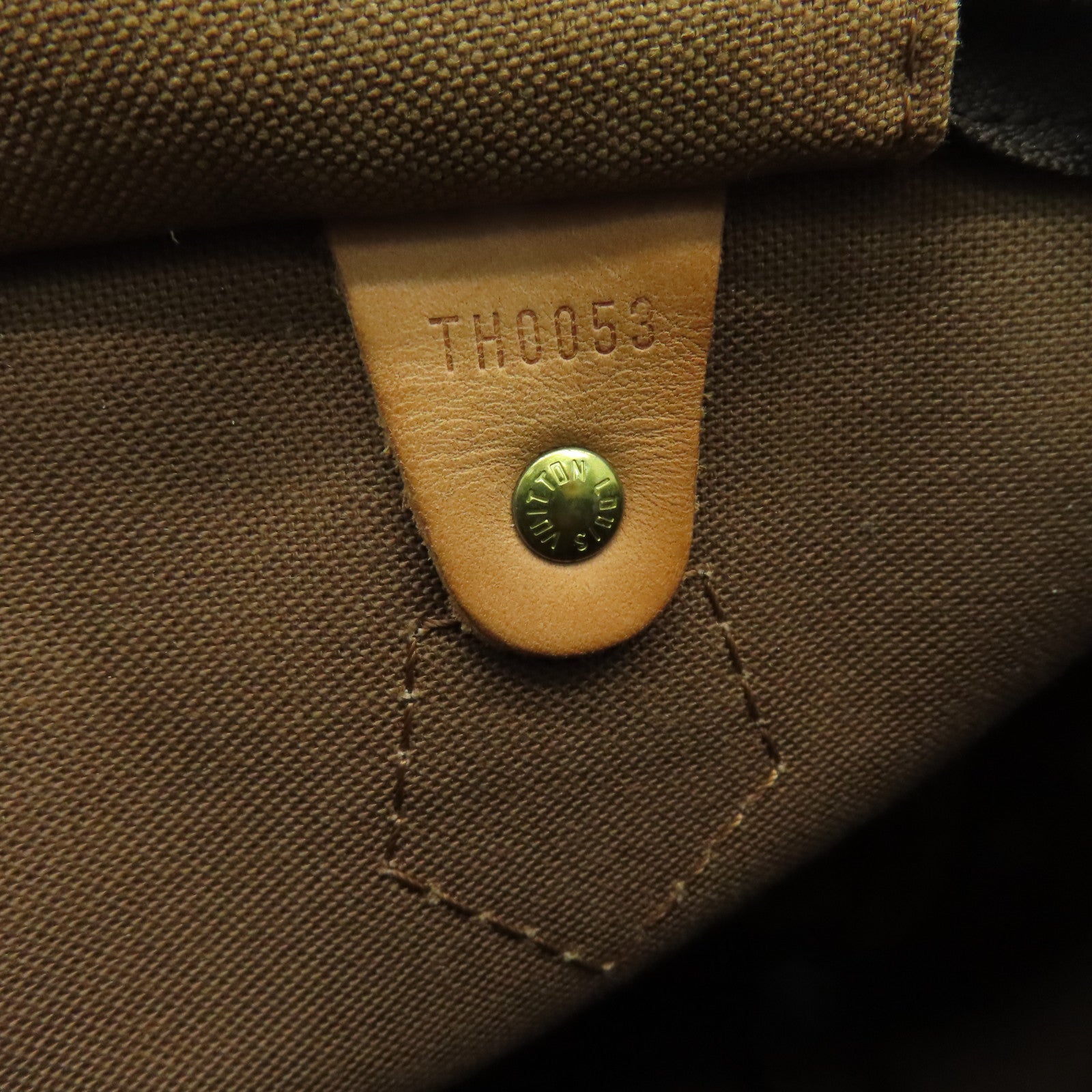 LOUIS VUITTON Monogram Speedy 30 Hand Bag金扣手挽袋啡色