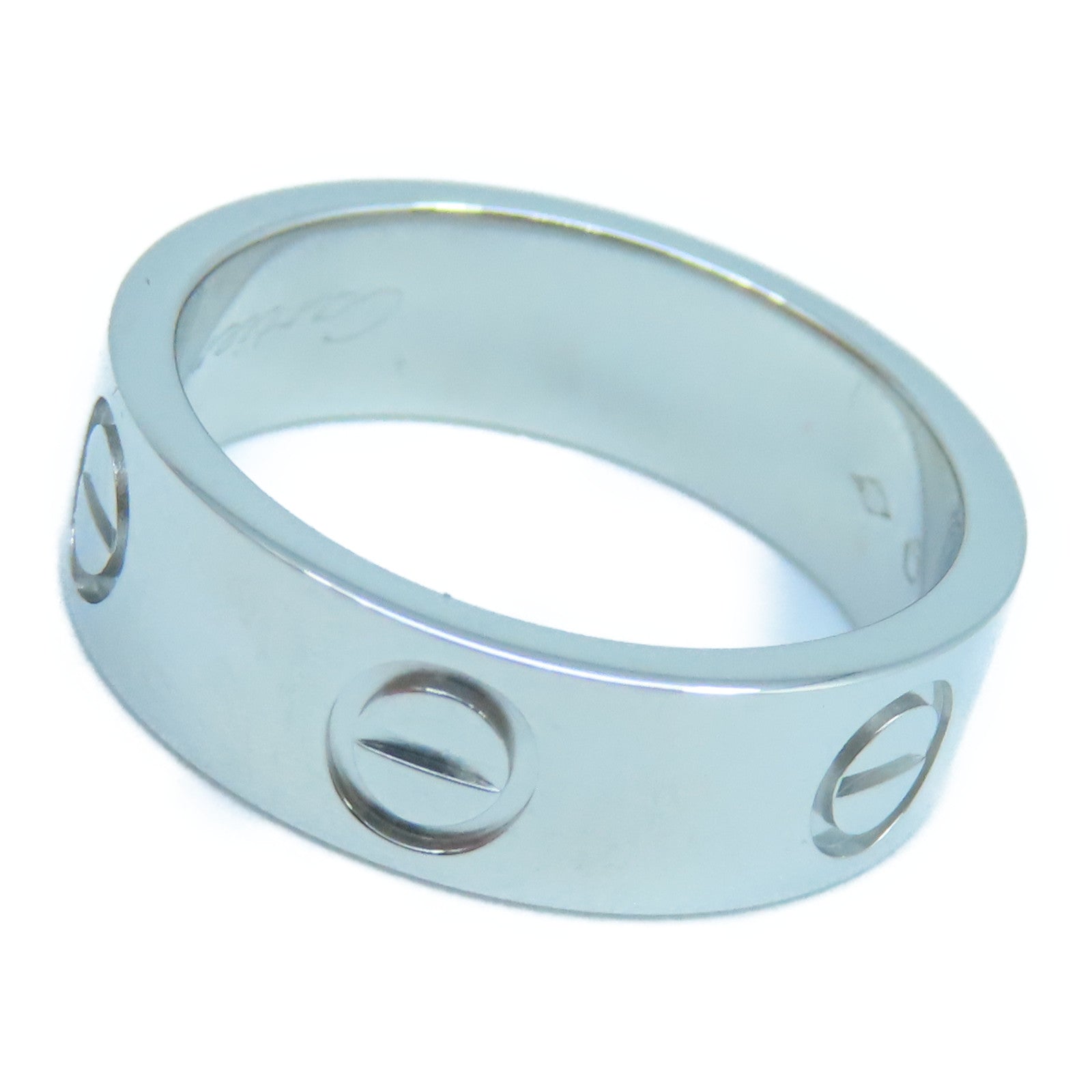 CARTIER PT950鉑金Love Ring戒指Cartier#50/US#5.25