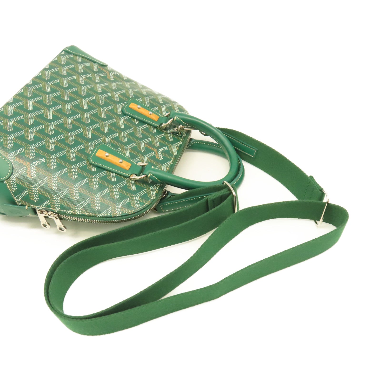 GOYARD 塗層帆布2Way Shoulder Bag手挽肩背兩用袋綠色