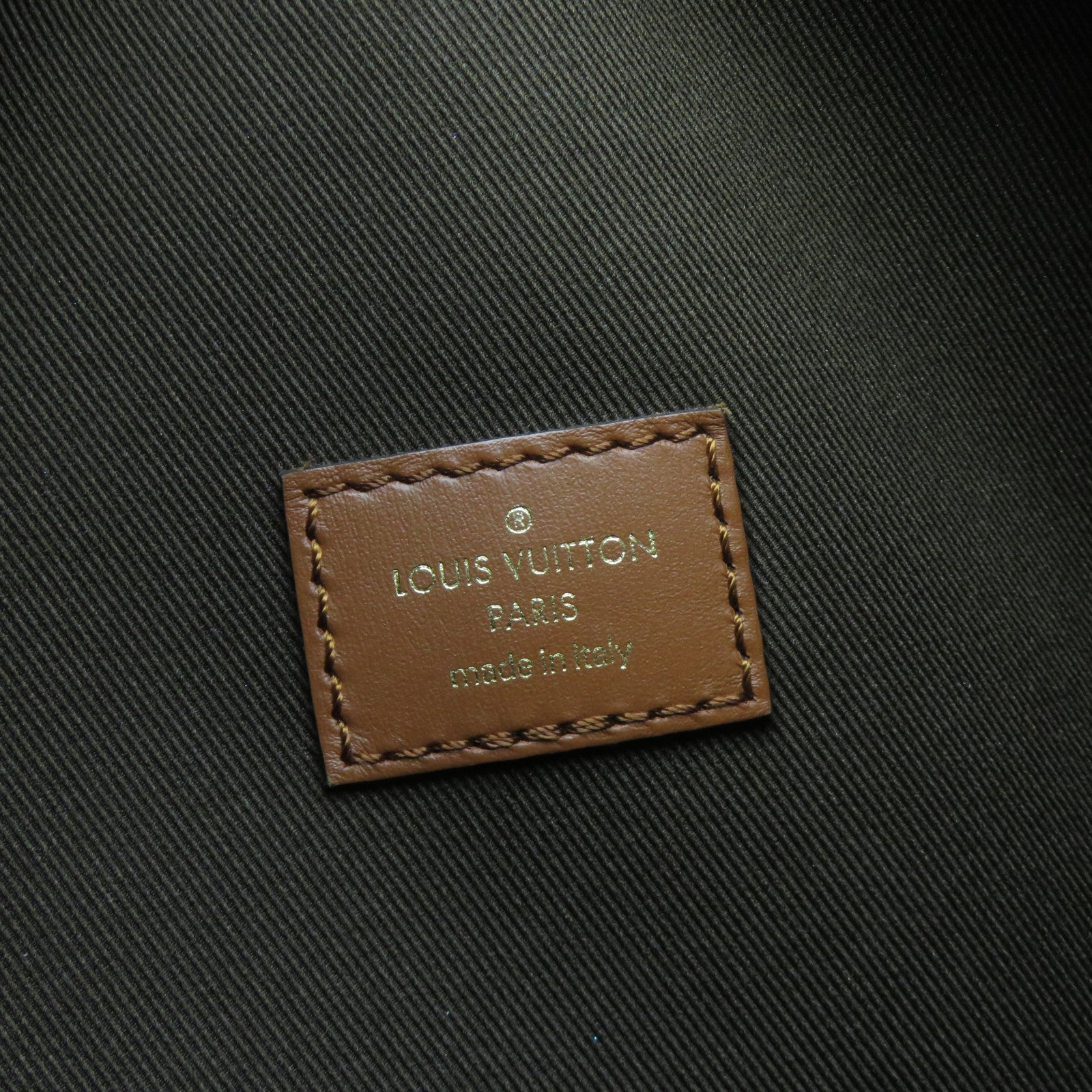 LOUIS VUITTON Monogram Reverse Loop Hobo金扣手挽肩背兩用袋啡色