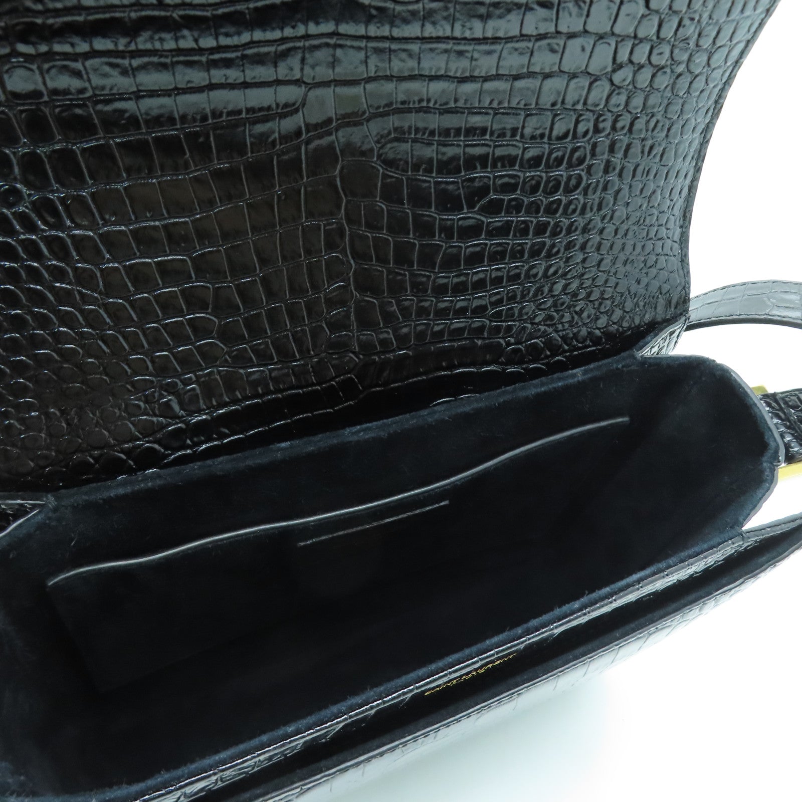 SAINT LAURENT 【激減優惠】牛皮皮革Shoulder Bag肩背袋黑色