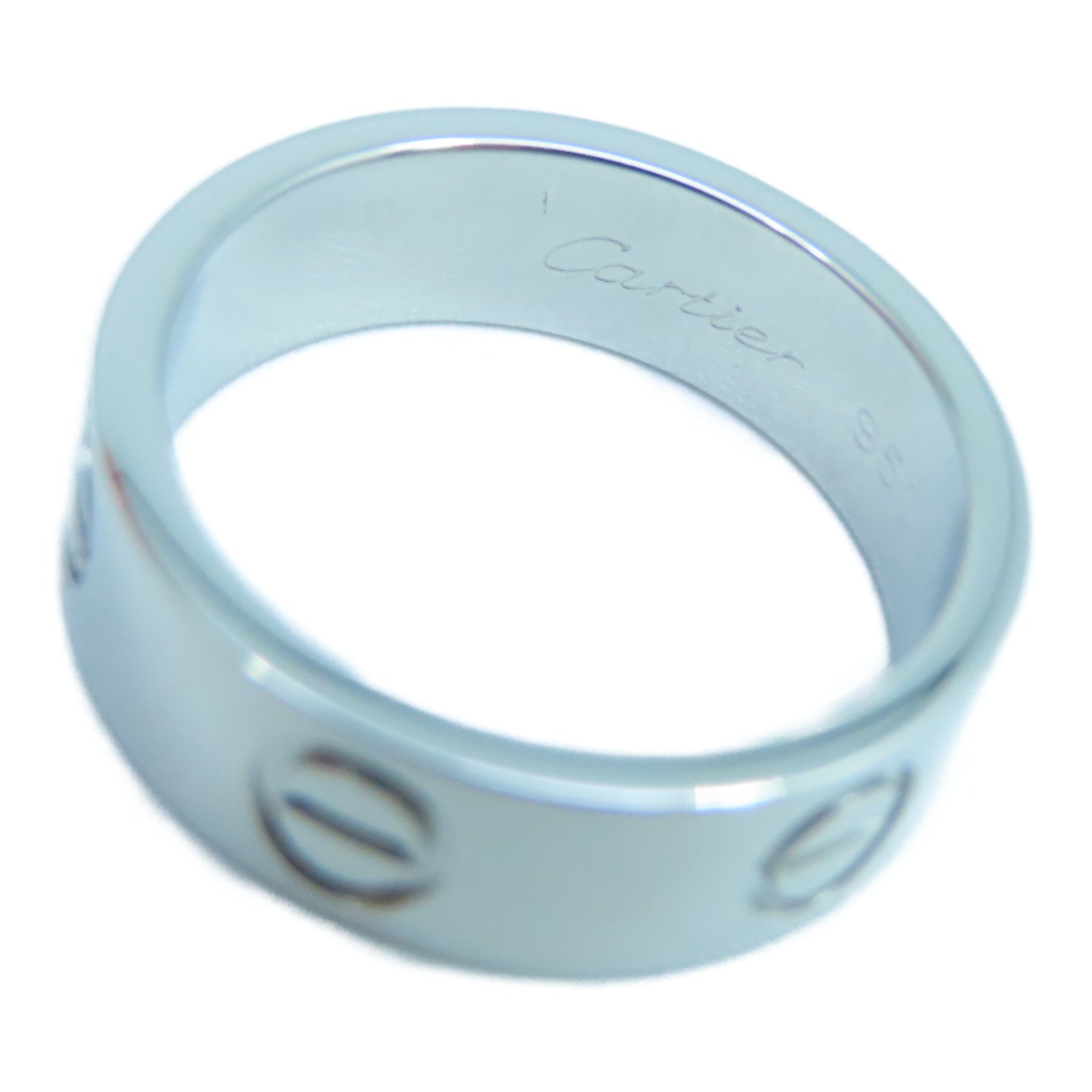 CARTIER PT950鉑金Love Ring戒指Cartier#50/US#5.25