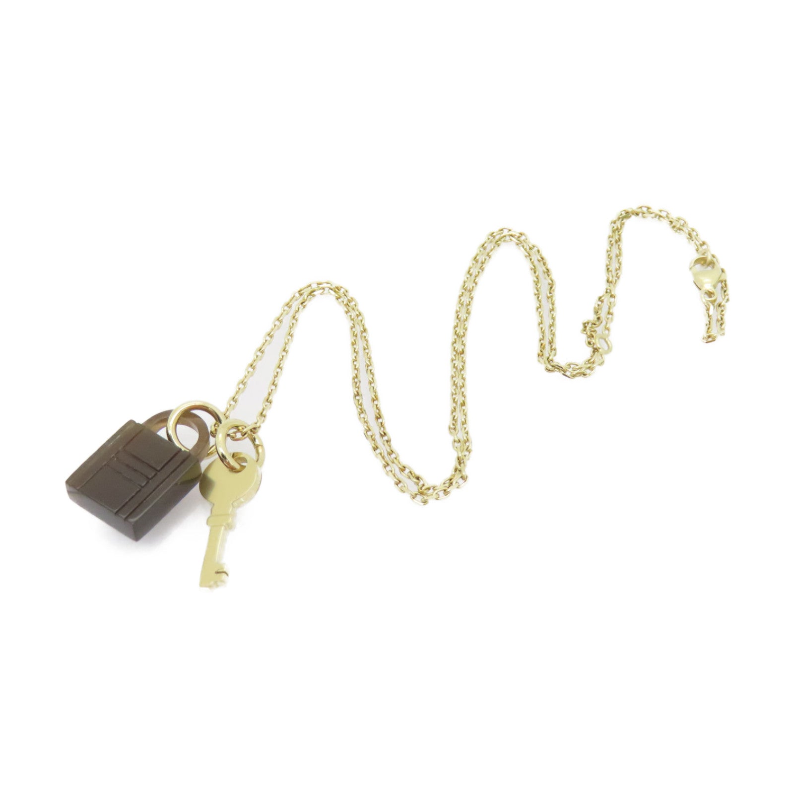 HERMES 金属Key Lock Necklace项链