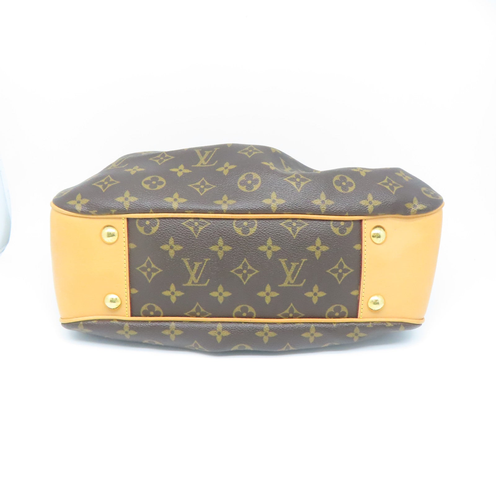 LOUIS VUITTON Monogram Boesi PM金扣手挽袋啡色