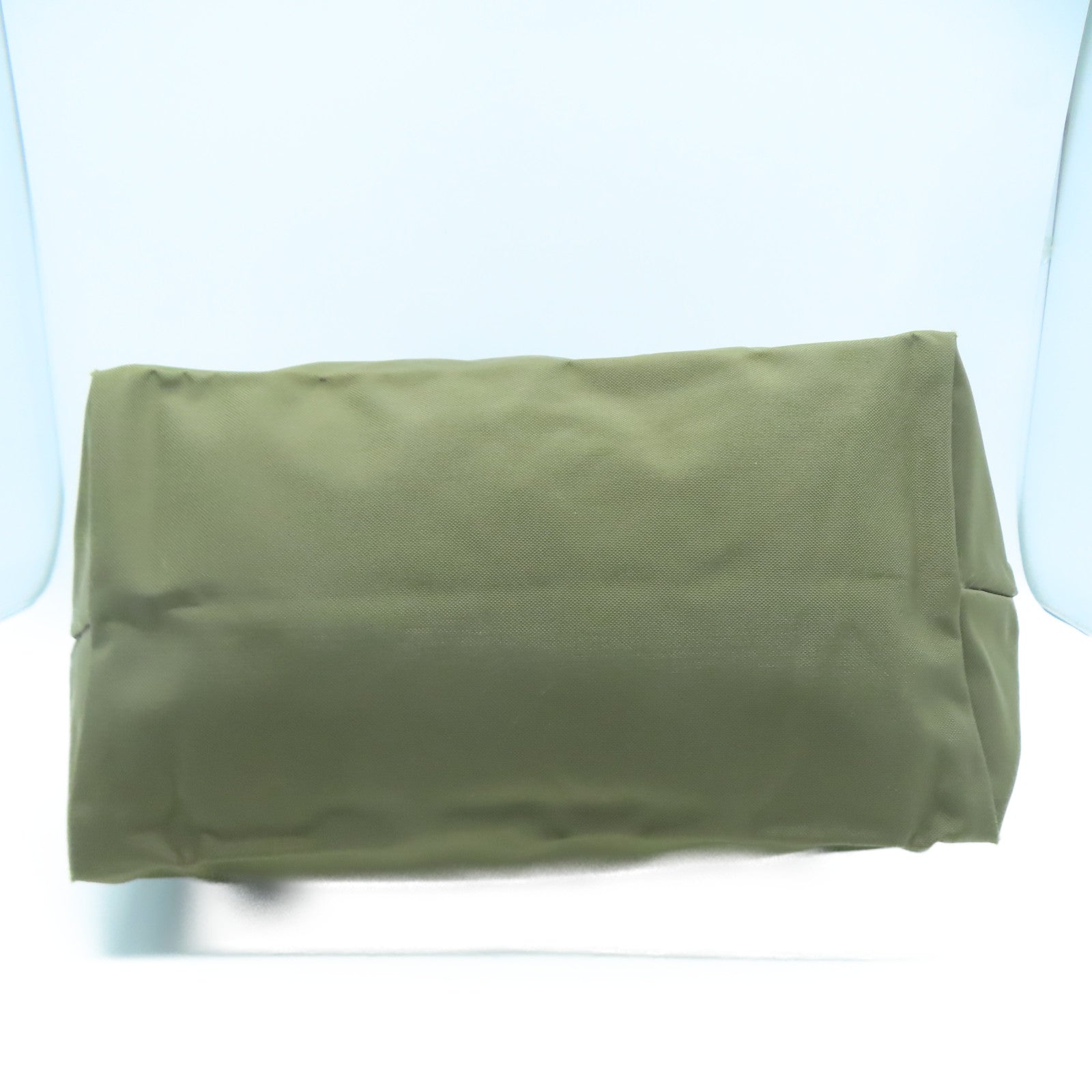 Longchamp 尼龍Shoulder Bag金扣肩背袋綠色/棕色
