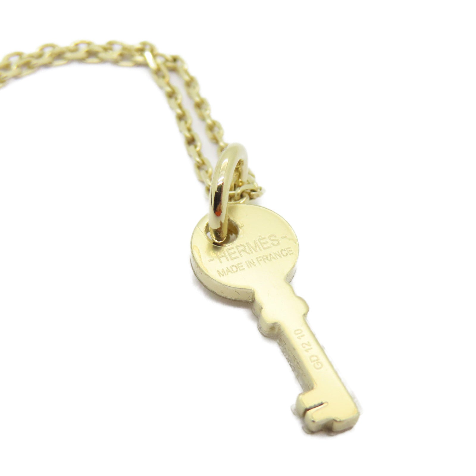 HERMES 金属Key Lock Necklace项链