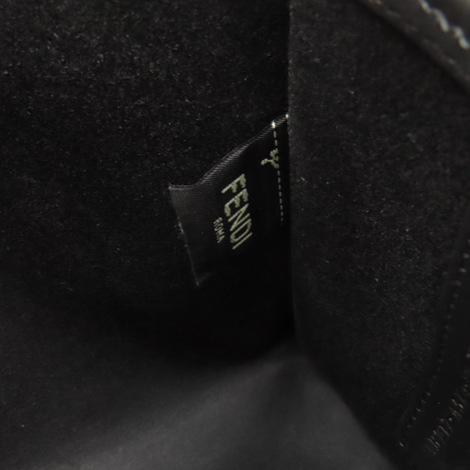 FENDI 塗層帆布Peekaboo Defender Cove Clutch Bag手拿包啡色
