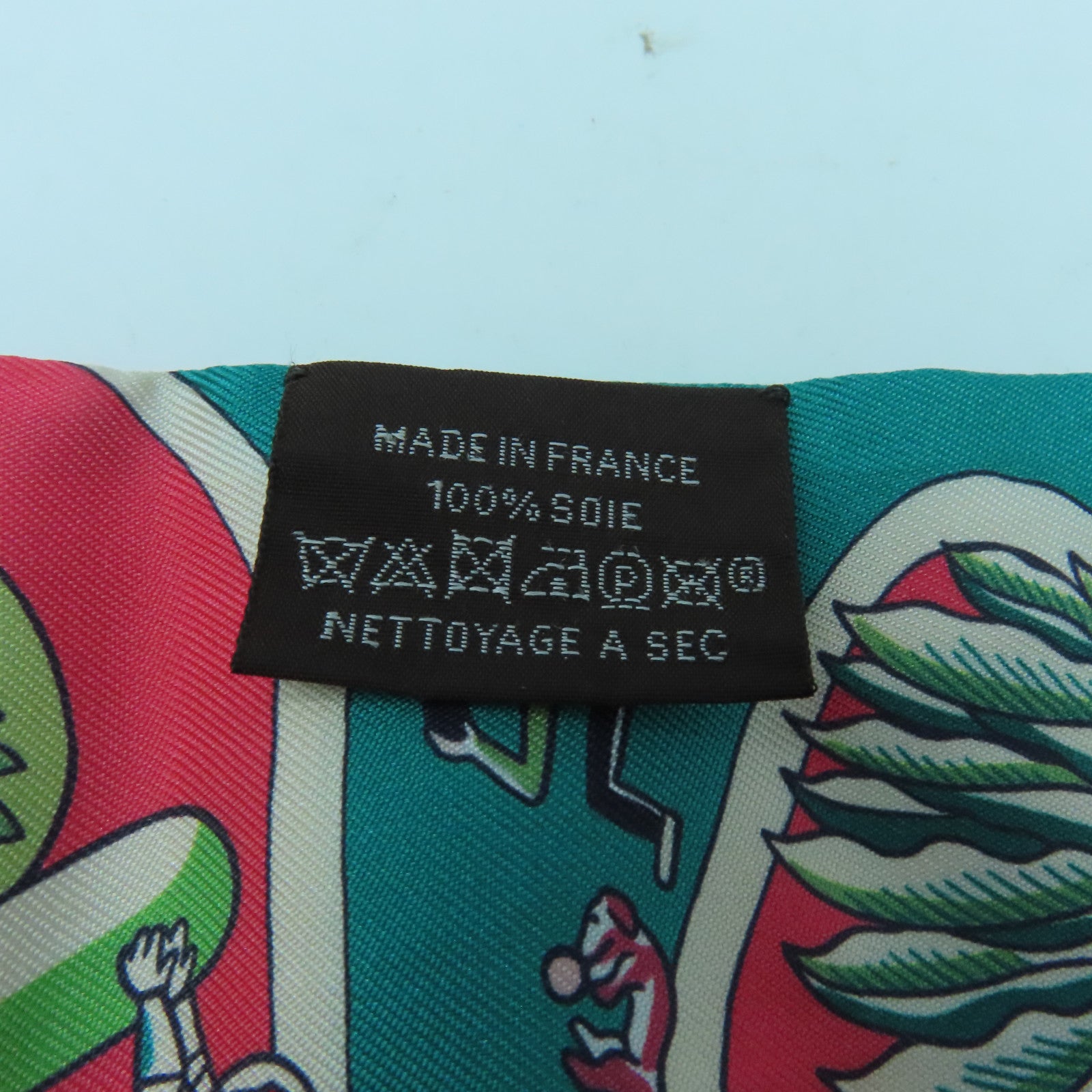 HERMES 絲質Twilly絲巾粉紅色/彩色