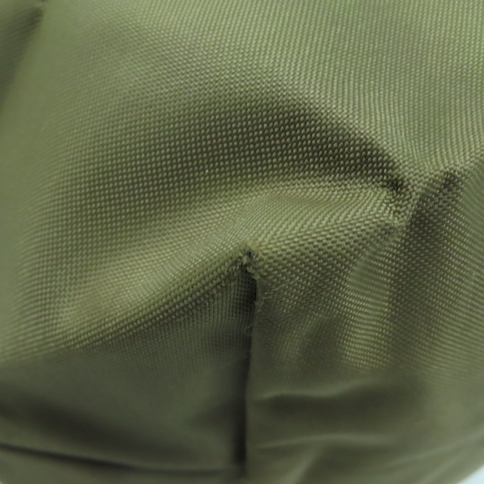 Longchamp 尼龍Shoulder Bag金扣肩背袋綠色/棕色