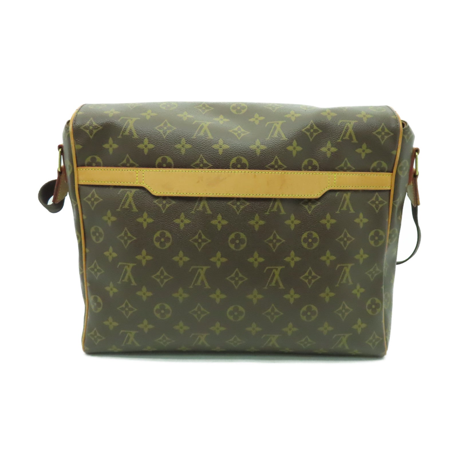 LOUIS VUITTON Monogram Abbeses金扣肩背袋棕色
