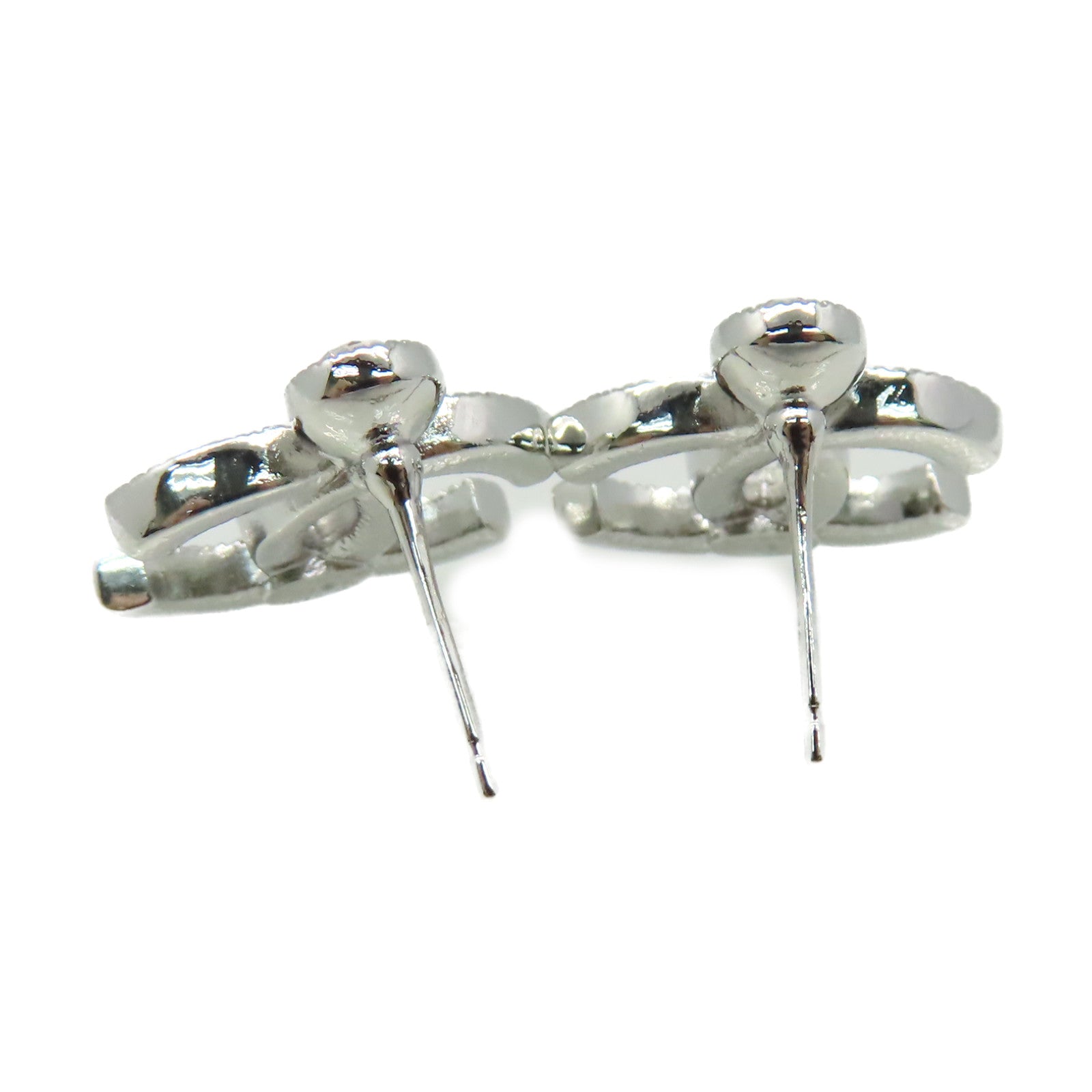 CHANEL 金屬CC Earrings耳環銀色