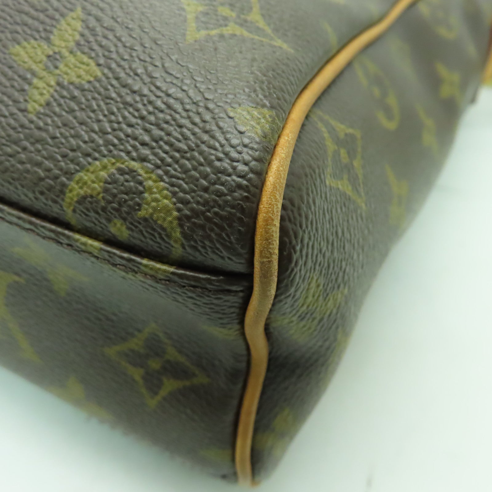LOUIS VUITTON Monogram Abbeses金扣肩背袋棕色