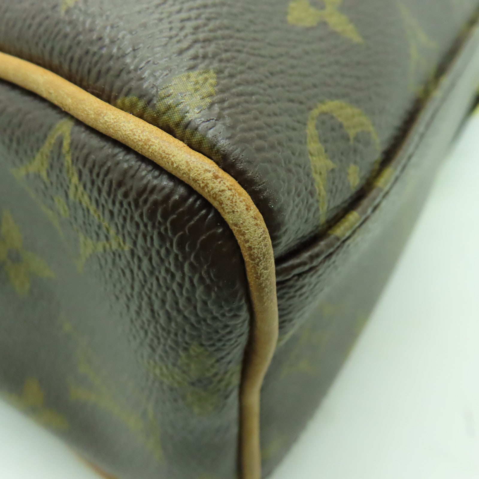 LOUIS VUITTON Monogram Abbeses金扣肩背袋棕色