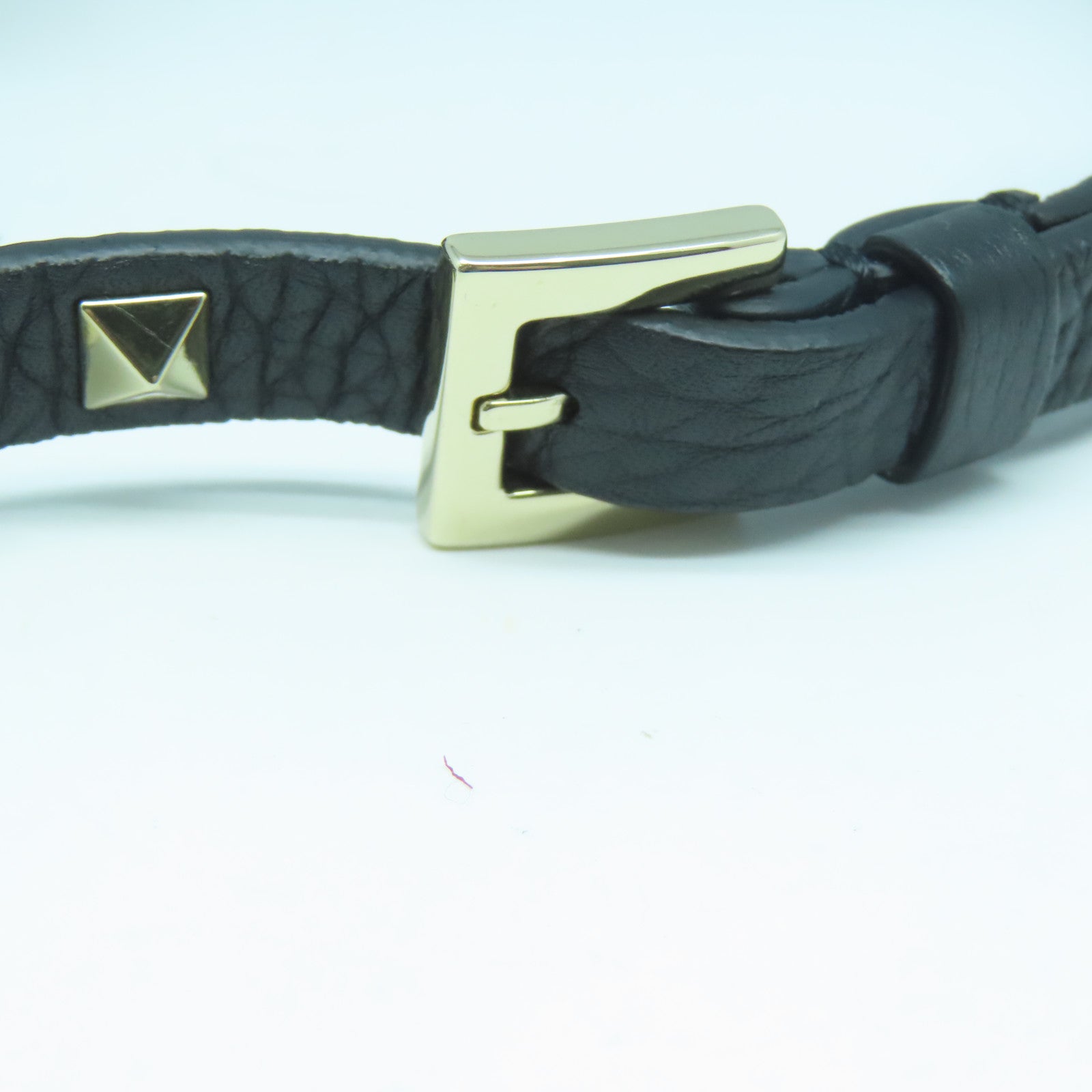 Valentino 牛皮皮革Rockstud Bag銀扣肩背袋黑色