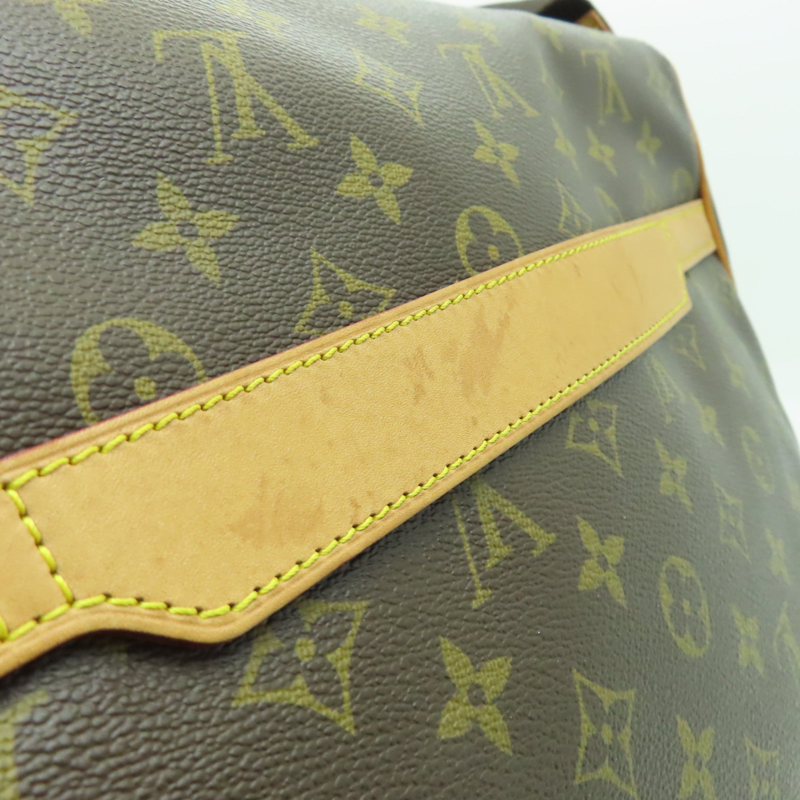 LOUIS VUITTON Monogram Abbeses金扣肩背袋棕色